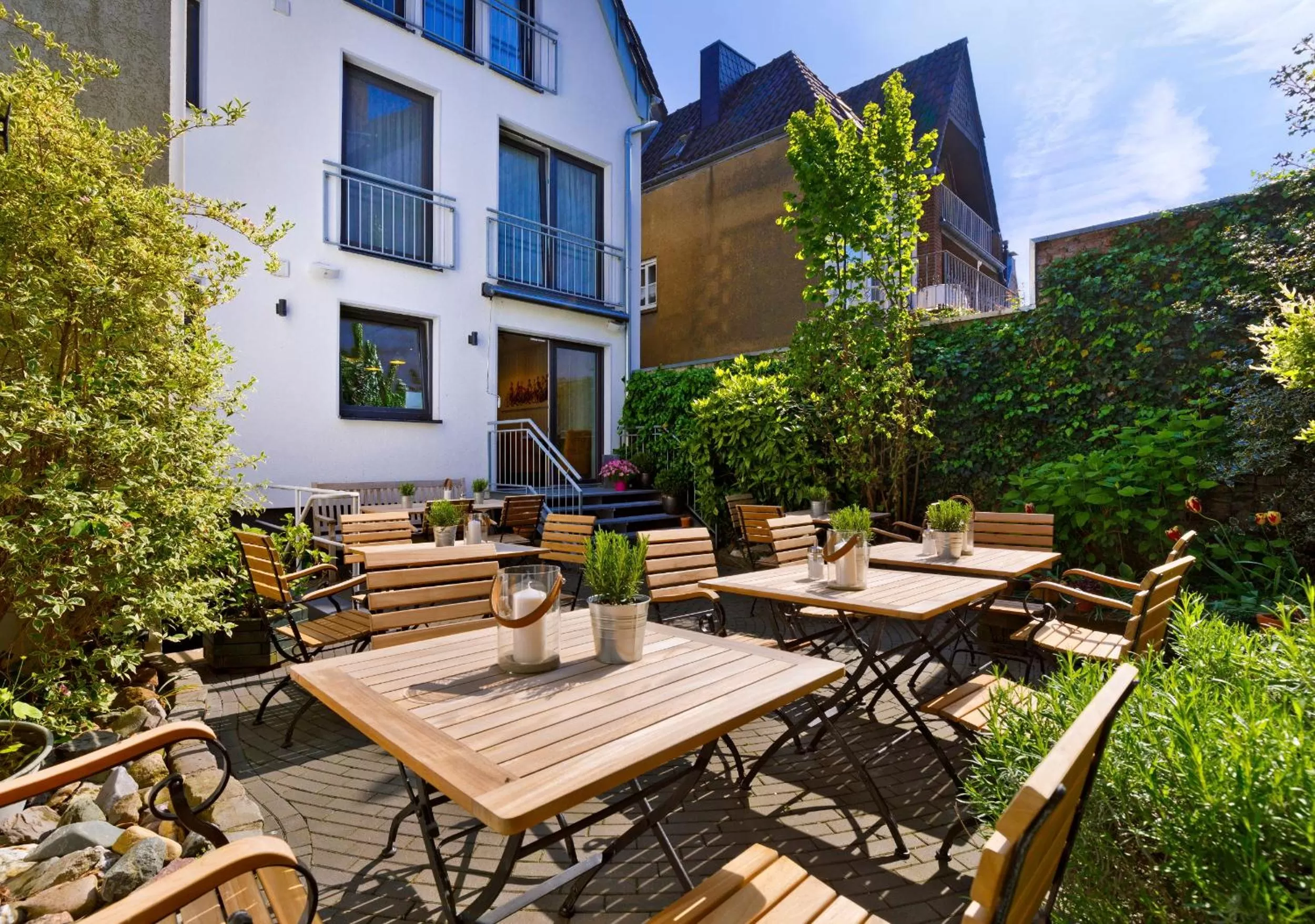 Balcony/Terrace in Logierhaus RheintorEins