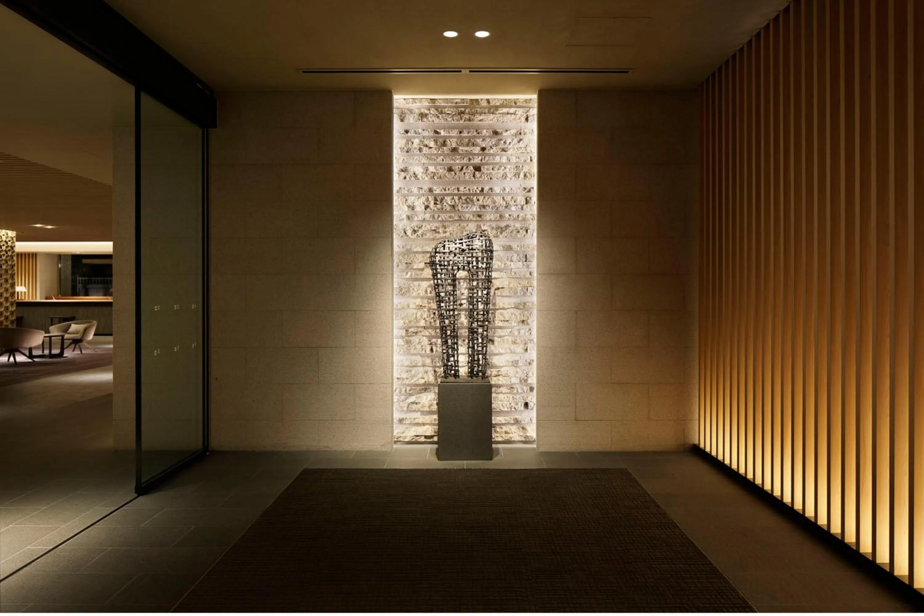 Decorative detail in The Prince Sakura Tower Tokyo, Autograph Collection