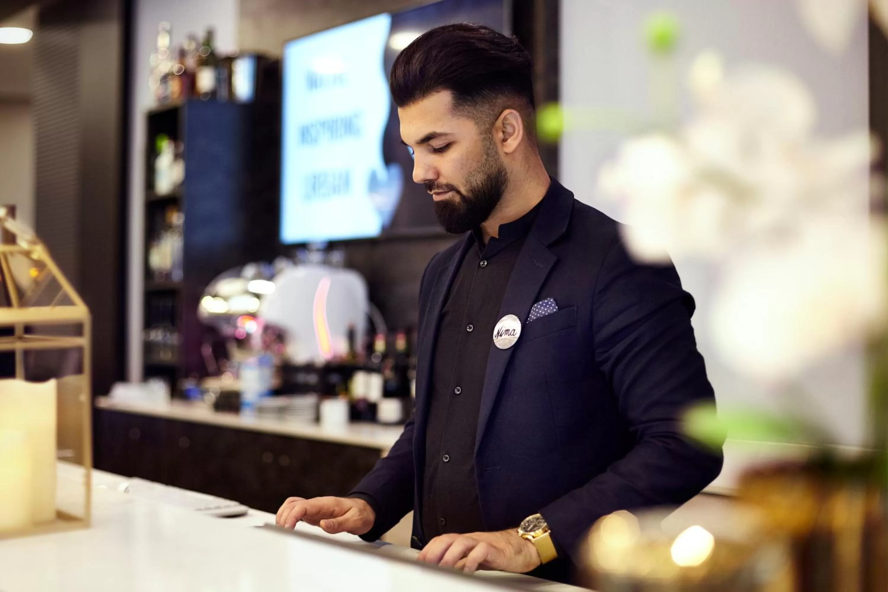 Lobby or reception in Holiday Inn - the niu, Air Frankfurt Messe by IHG