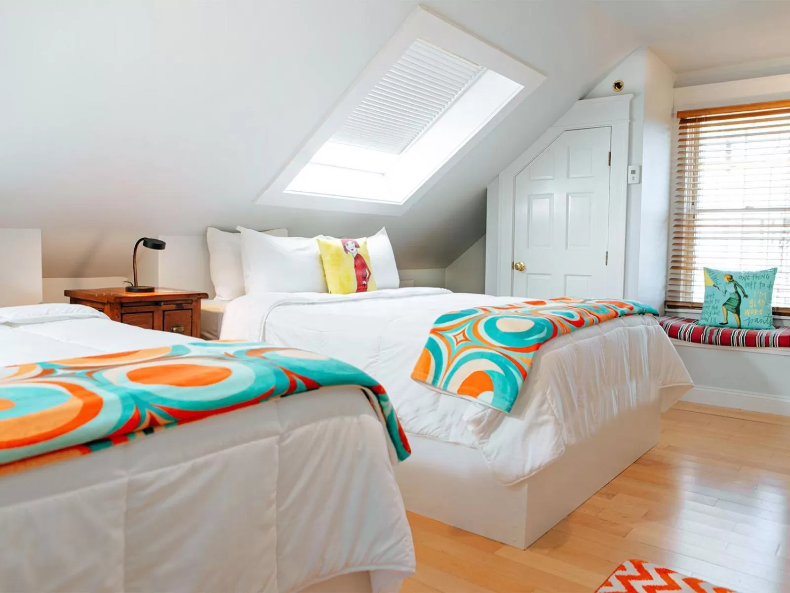 Bed in The Provincetown Hotel at Gabriel's