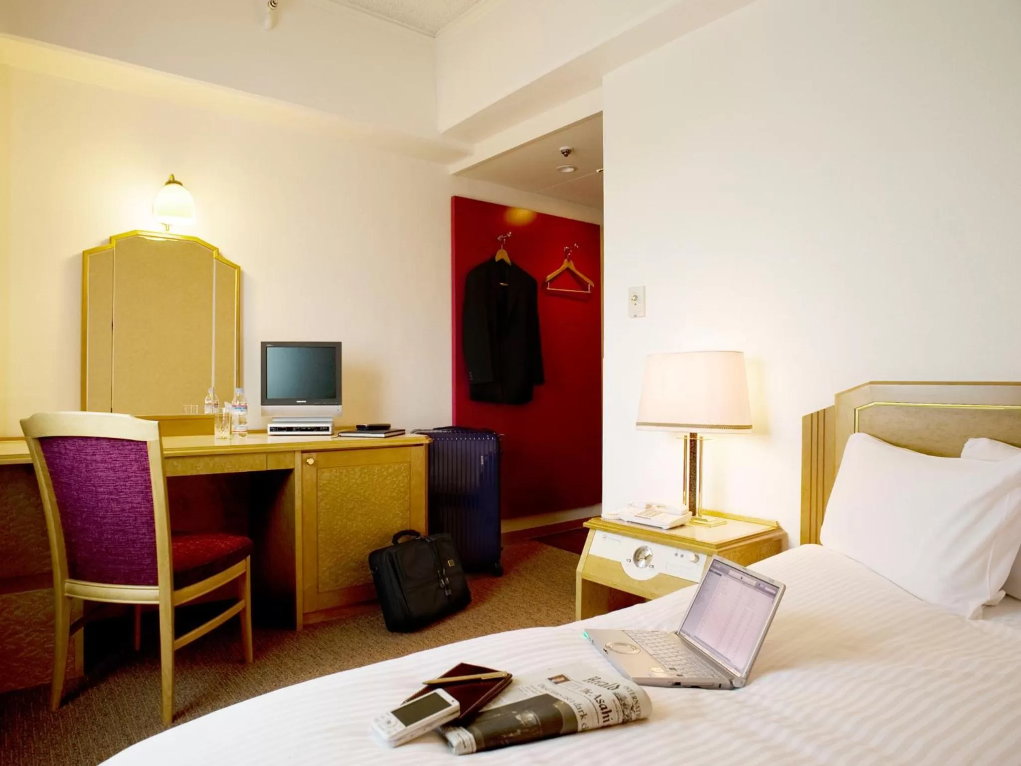 Photo of the whole room, Bed in Hotel Nikko Narita