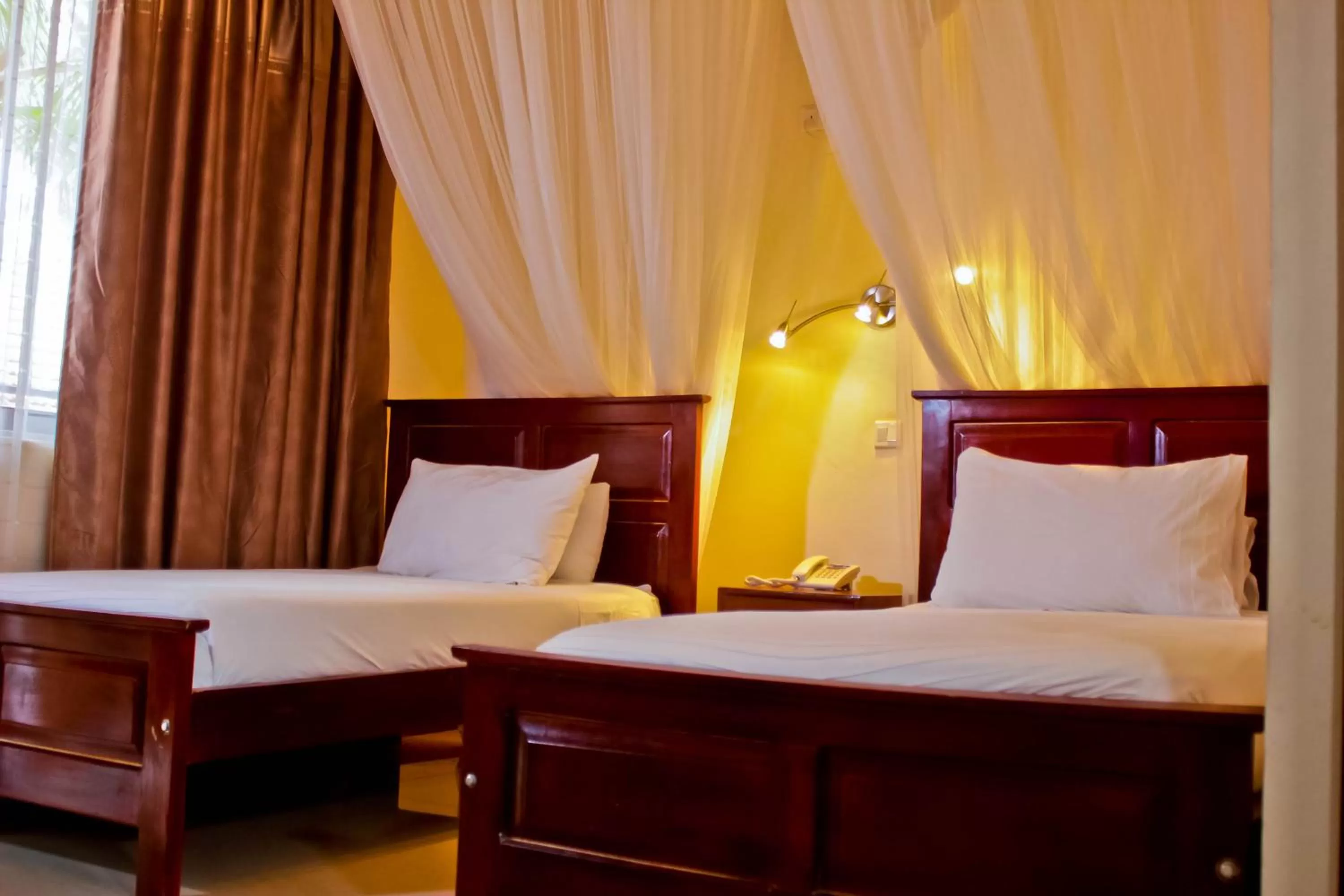 Bed in Al-Nisaa Hotel and Spa