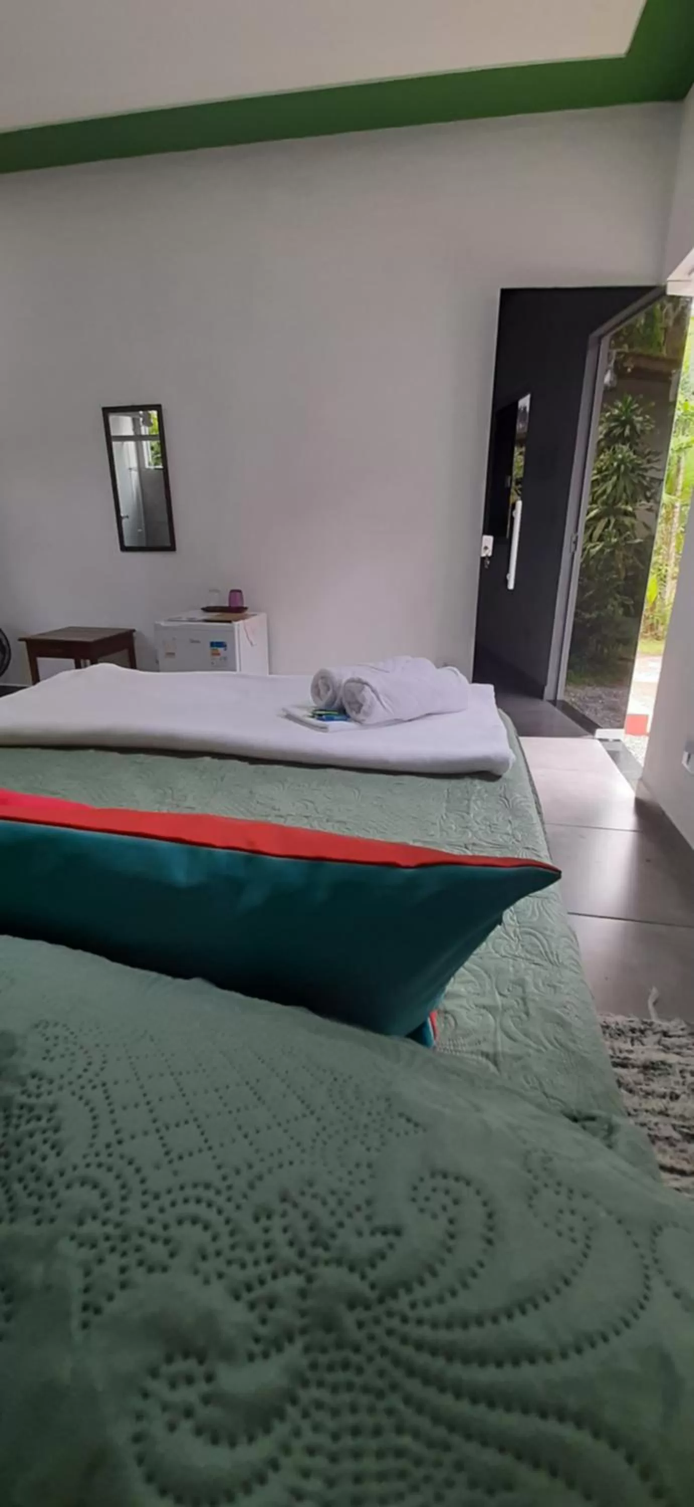 Bed in Pousada Recanto da Lu