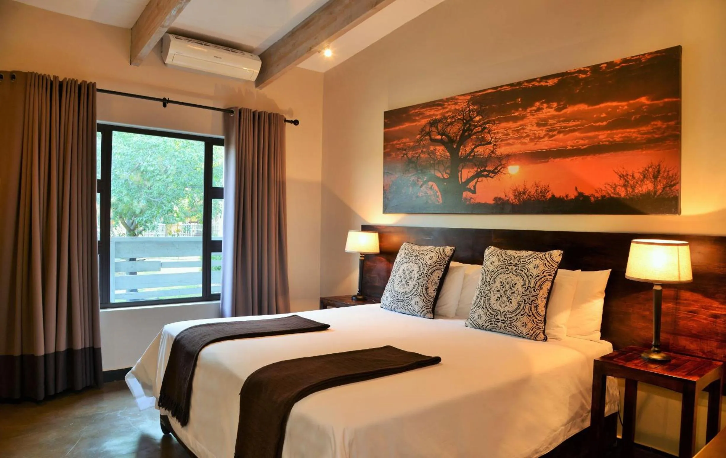 Bedroom, Bed in Bushveld Terrace Safari Hotel, Lodge & Spa