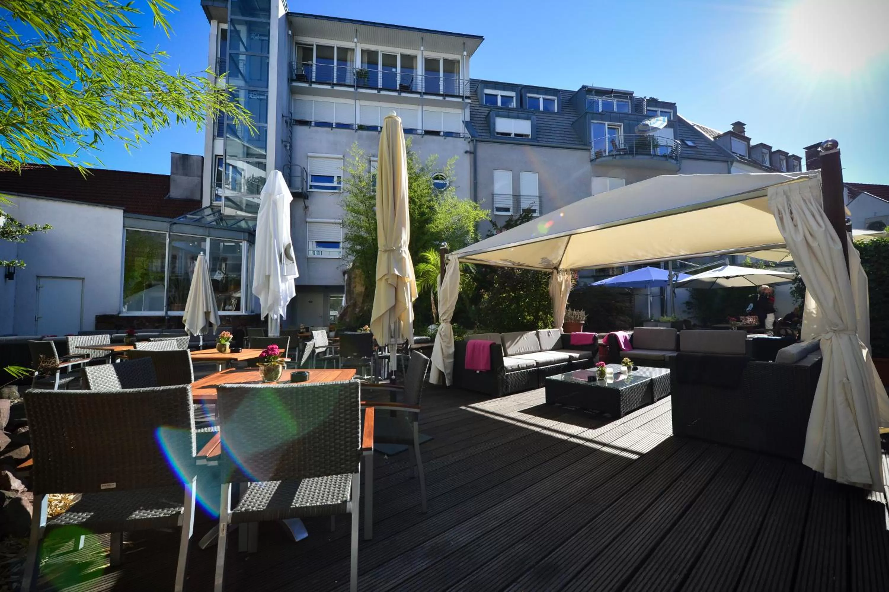 Patio, Restaurant/Places to Eat in Domaine Leidinger