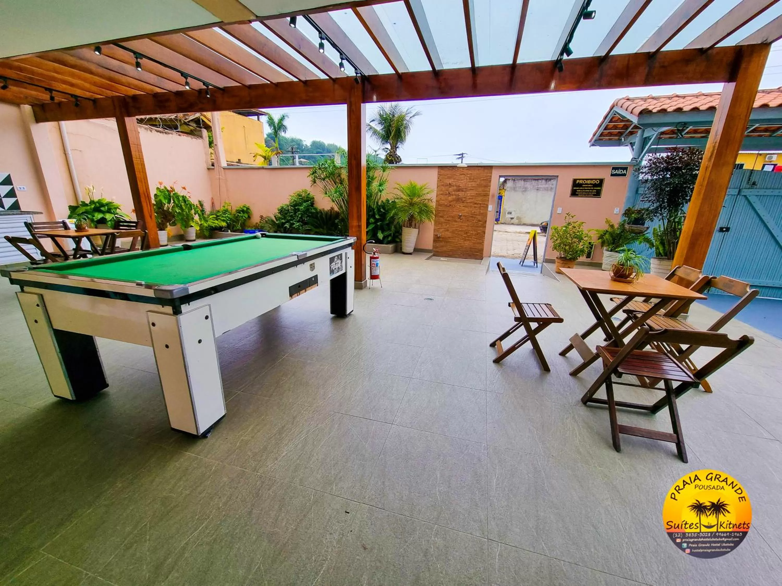 Billiard in Pousada Praia Grande