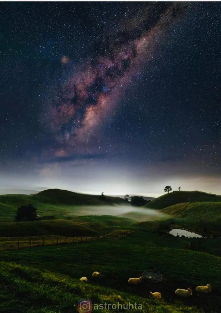 Night in Hilltop Whakaipo Estate