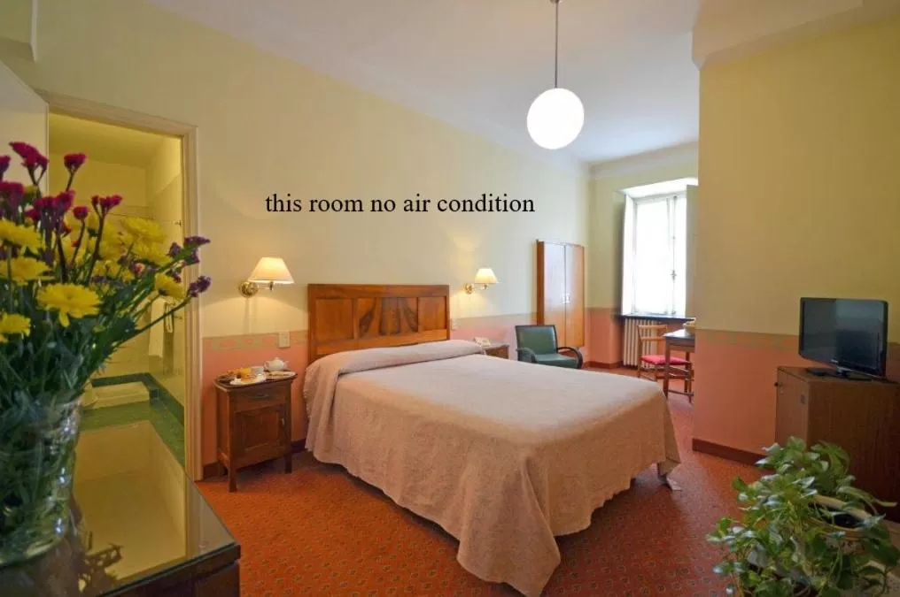 Bed in Hotel Roma e Rocca Cavour