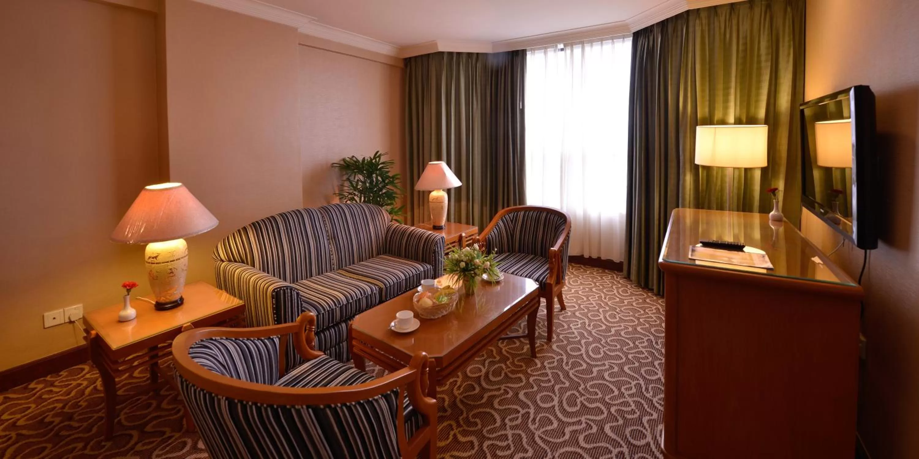 Living room in Pearl View Hotel Prai, Penang