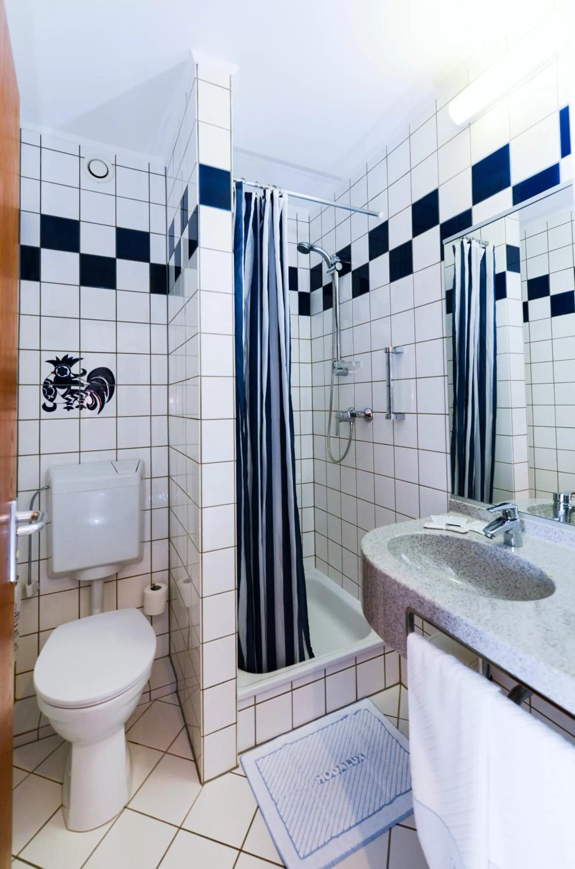 Shower in Hotel Christophe Colomb