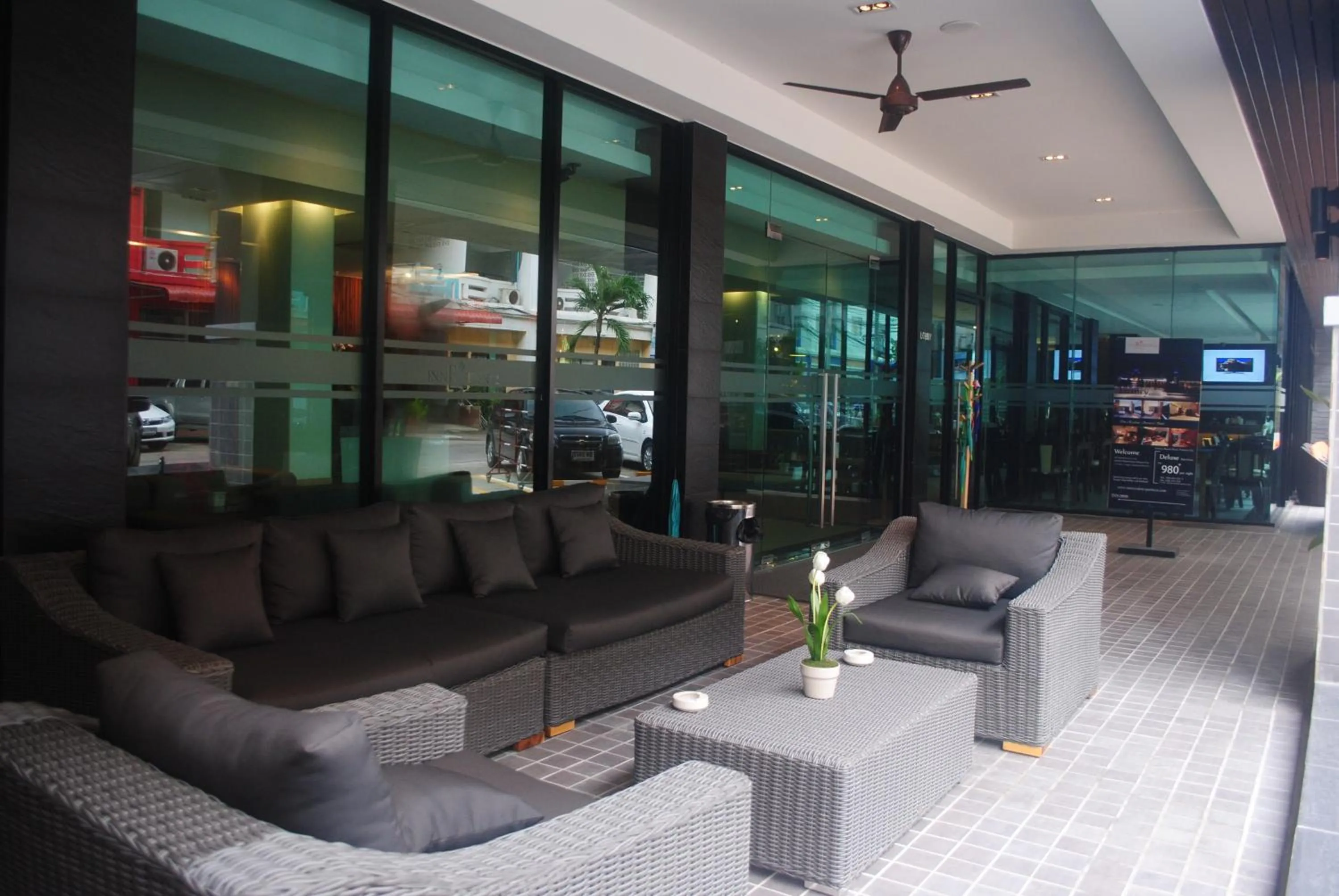 Balcony/Terrace in Inn Residence Serviced Suites - SHA Extra Plus