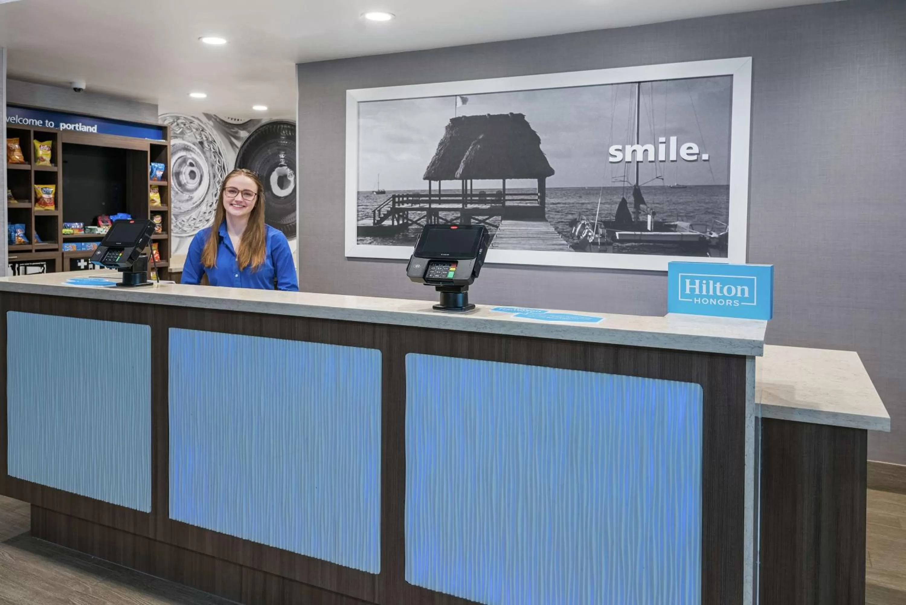 Lobby or reception in Hampton Inn & Suites By Hilton-Corpus Christi Portland,Tx