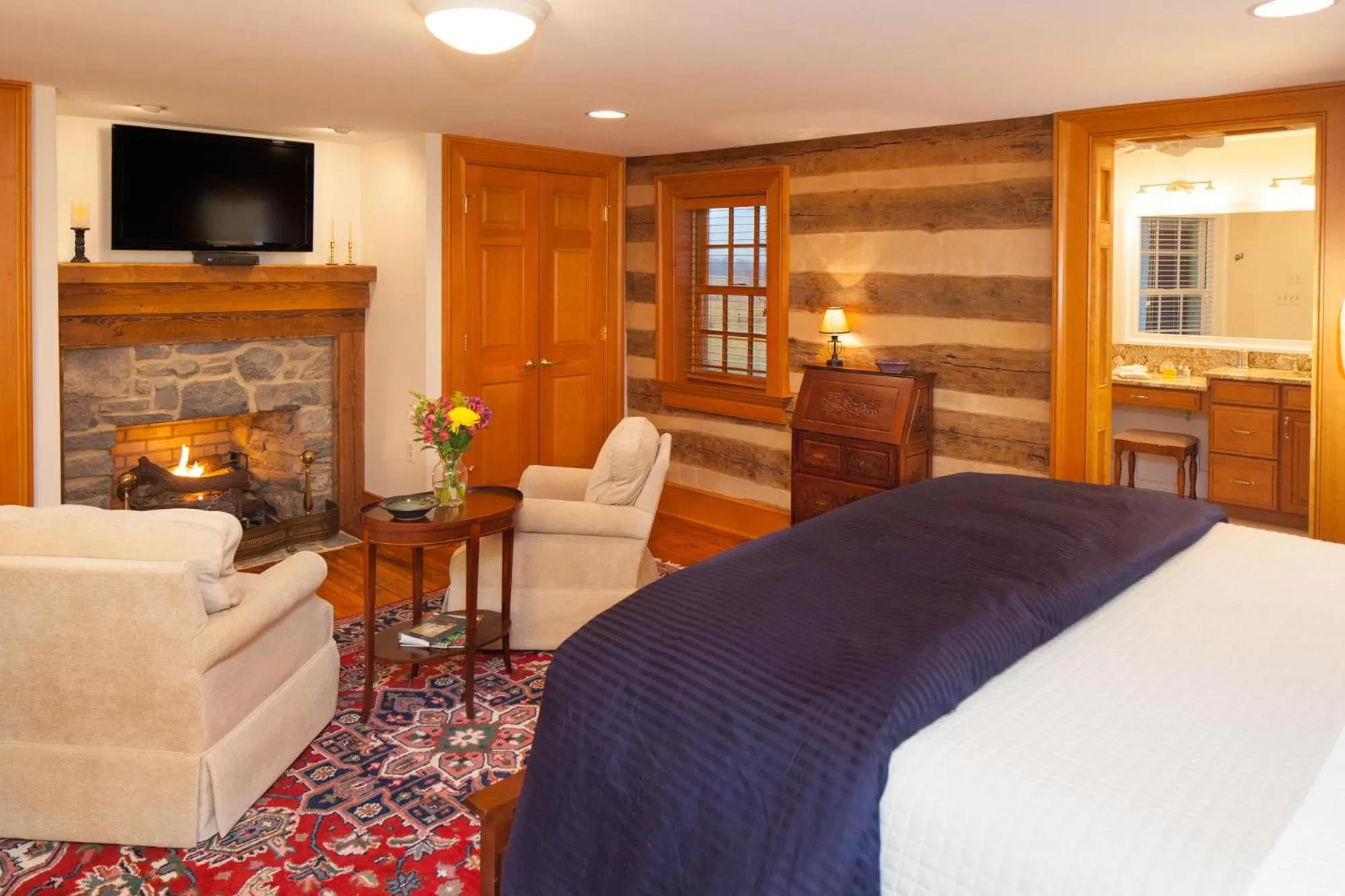 Bed in Hillbrook Inn & Spa