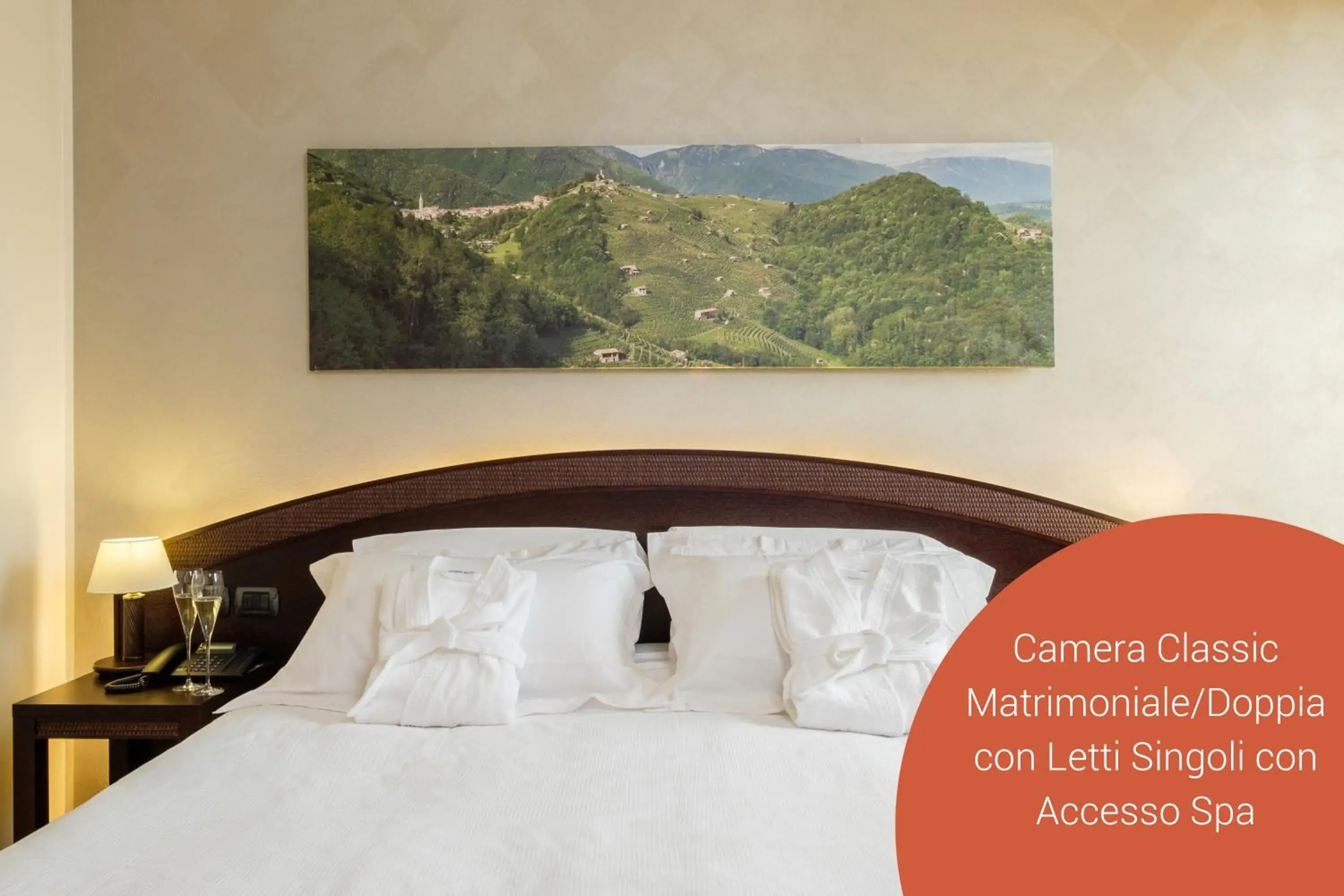 Double or Twin Room with Spa Access in Wine Hotel San Giacomo Activity & Wellness Double or Twin Room with Spa Access in Wine Hotel San Giacomo Activity & Wellness