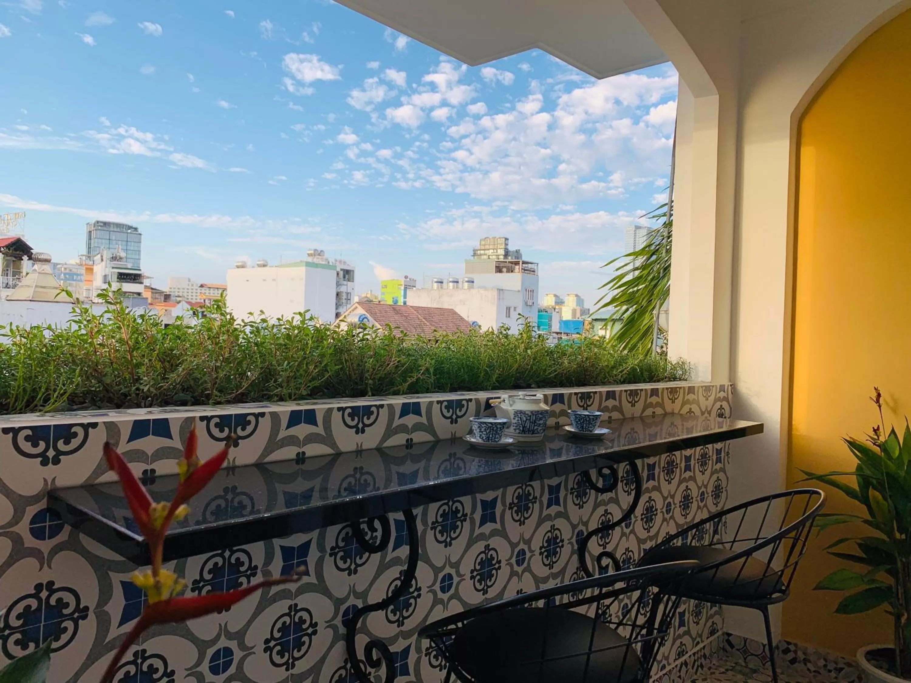 Balcony/Terrace in Chez Mimosa Local