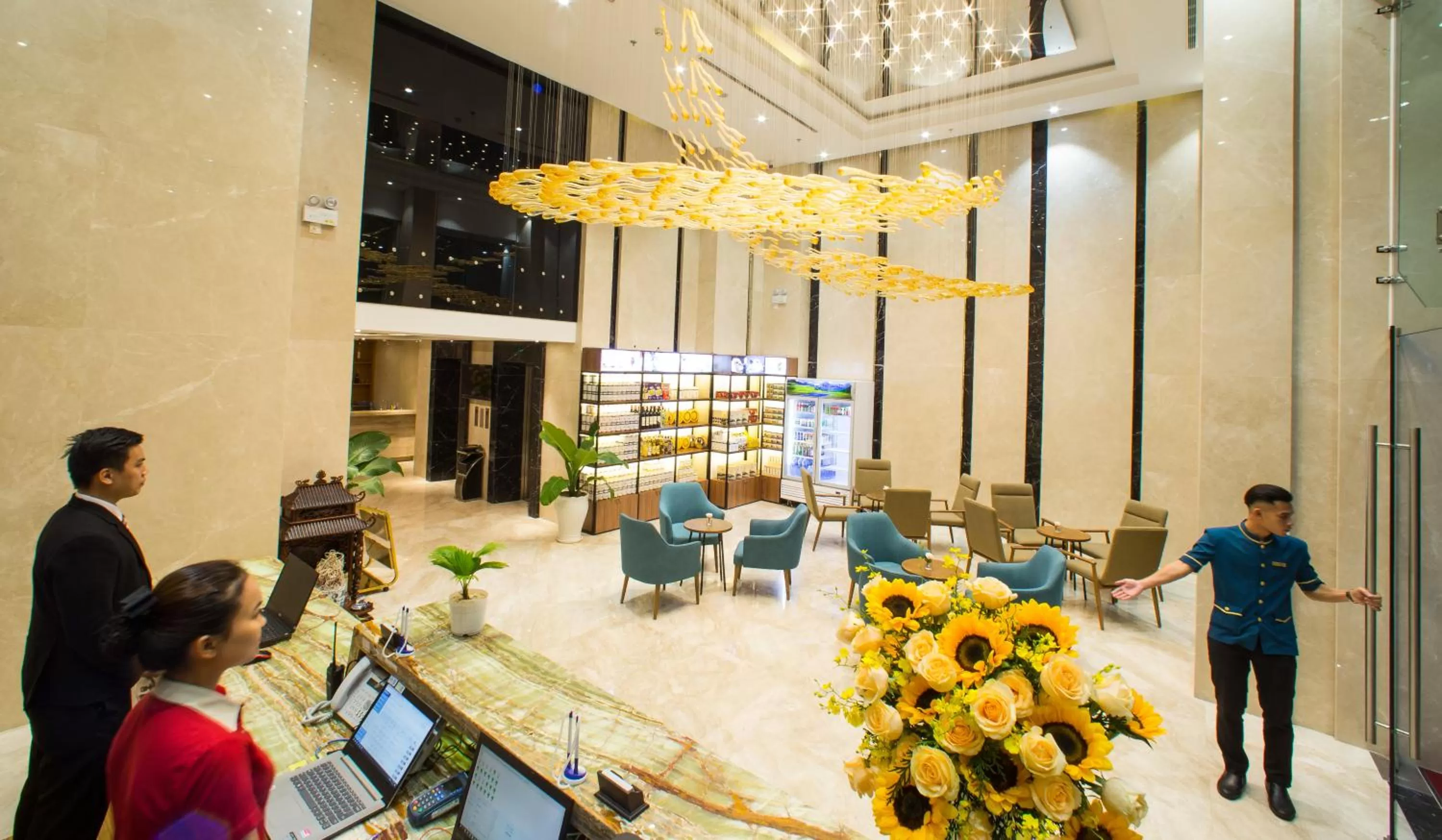 Lobby or reception in DTX Hotel Nha Trang