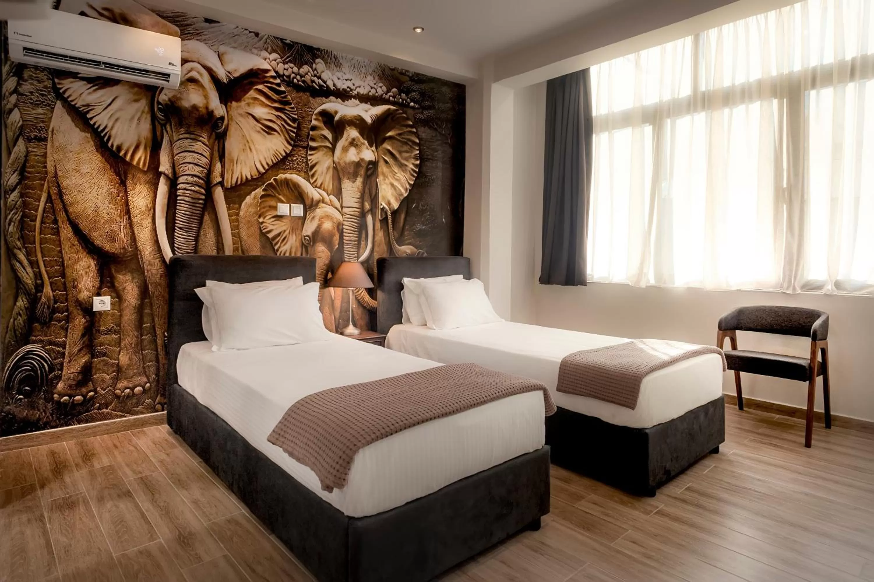 Bed in Pallada Athens boutique rooms & apartments