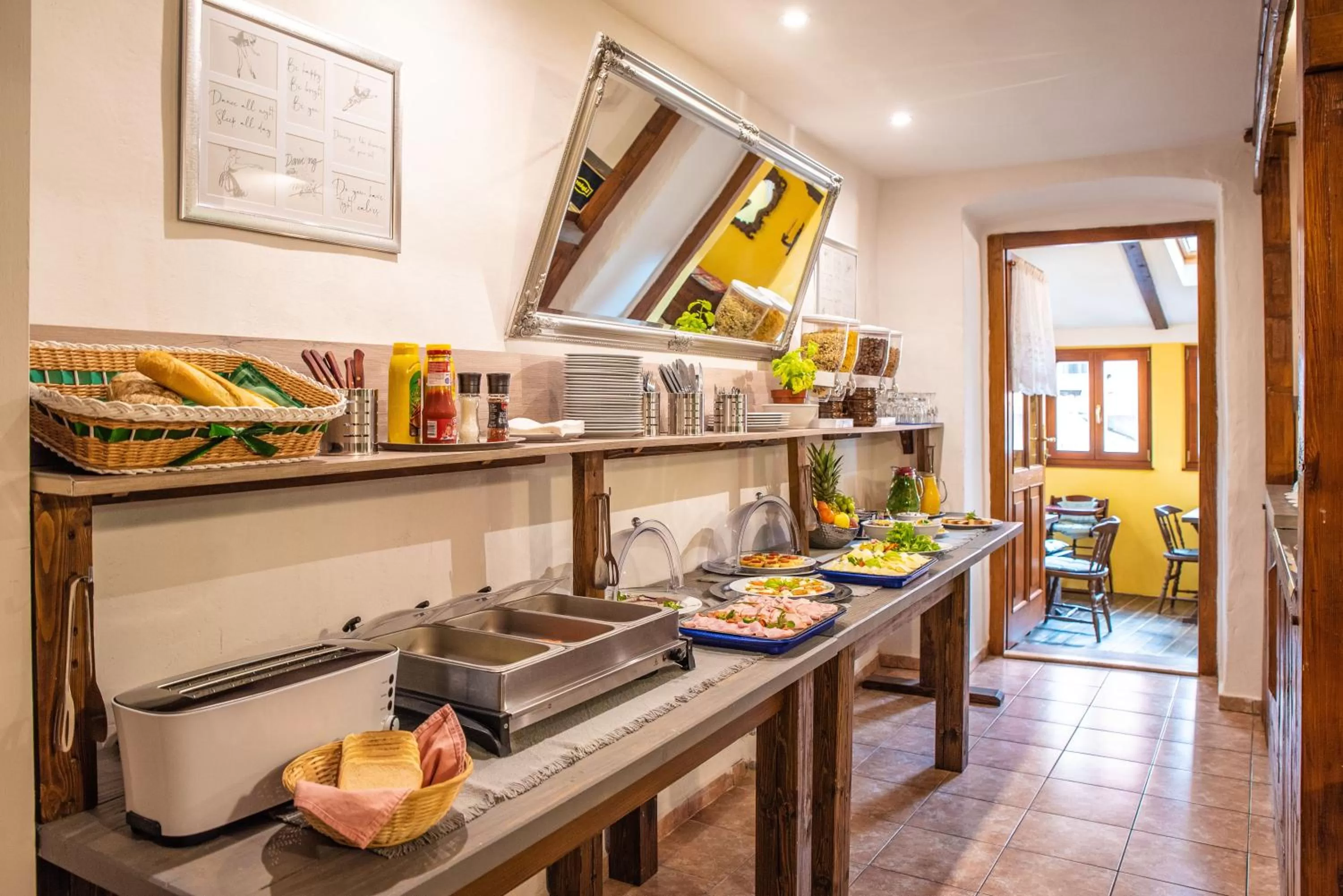 Breakfast in Ubytování u BÍLÉ PANÍ