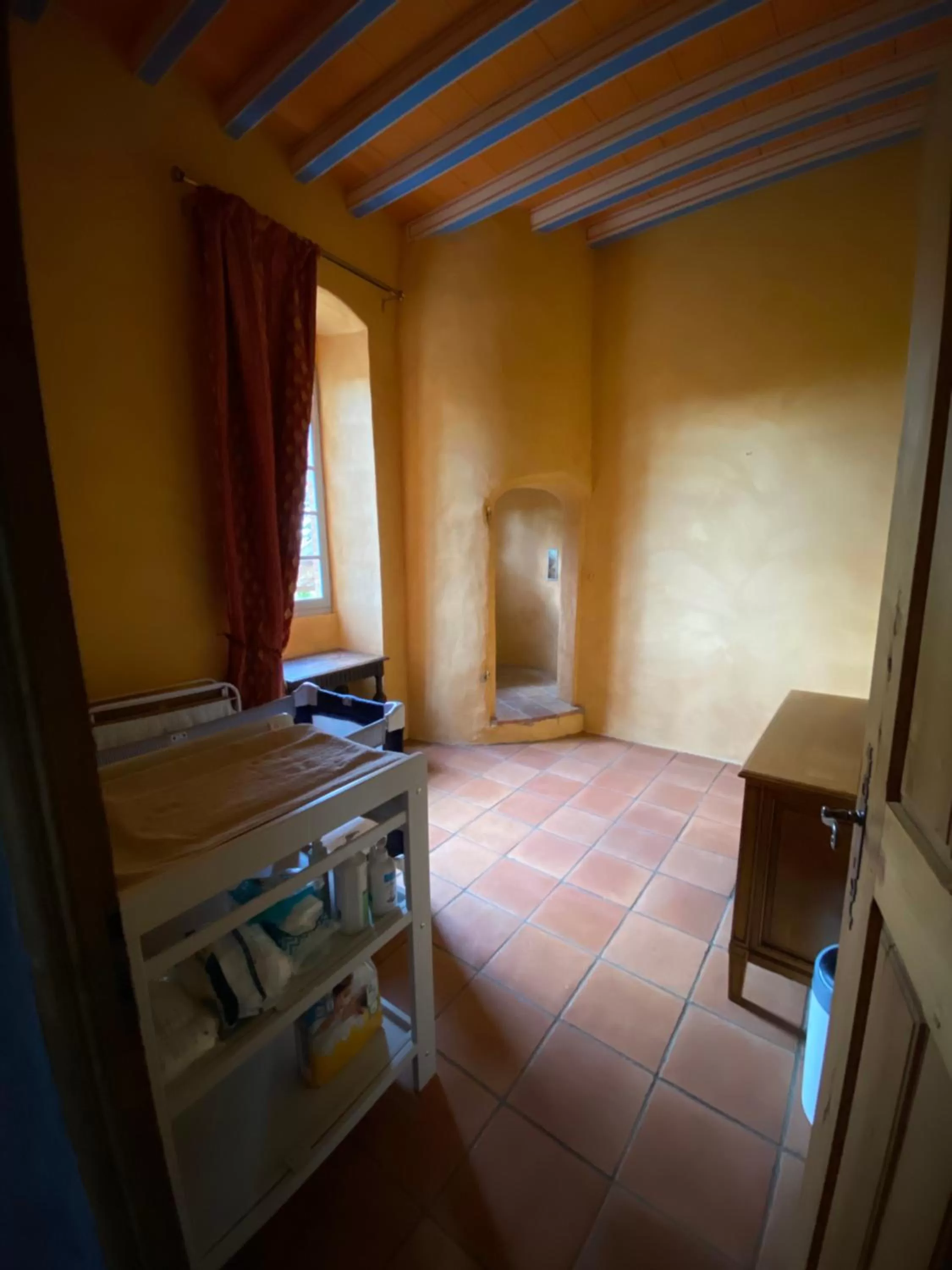 Bedroom, TV/Entertainment Center in Manoir du Bouyssou