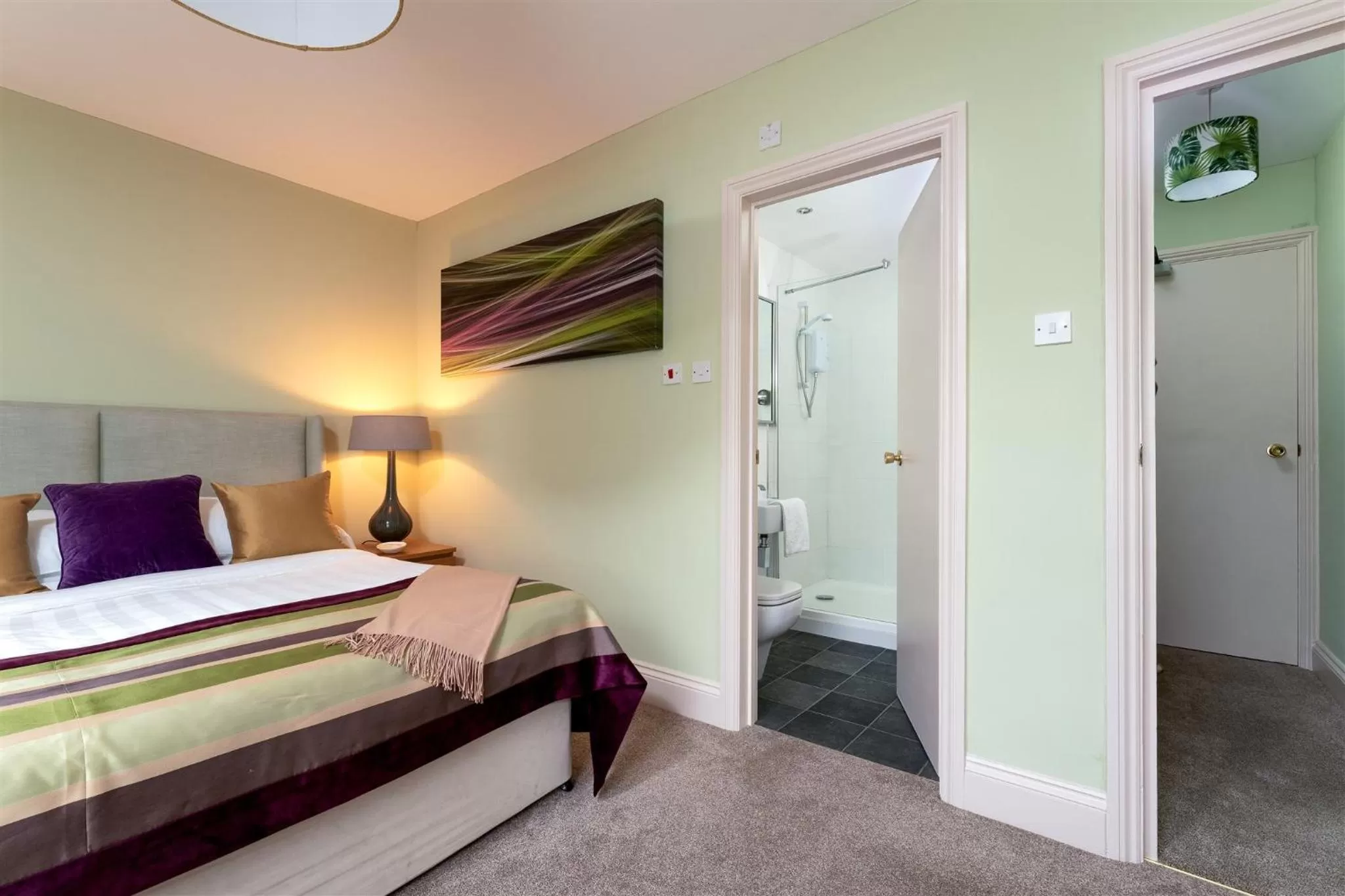 Bed in Palm Grove Apartments