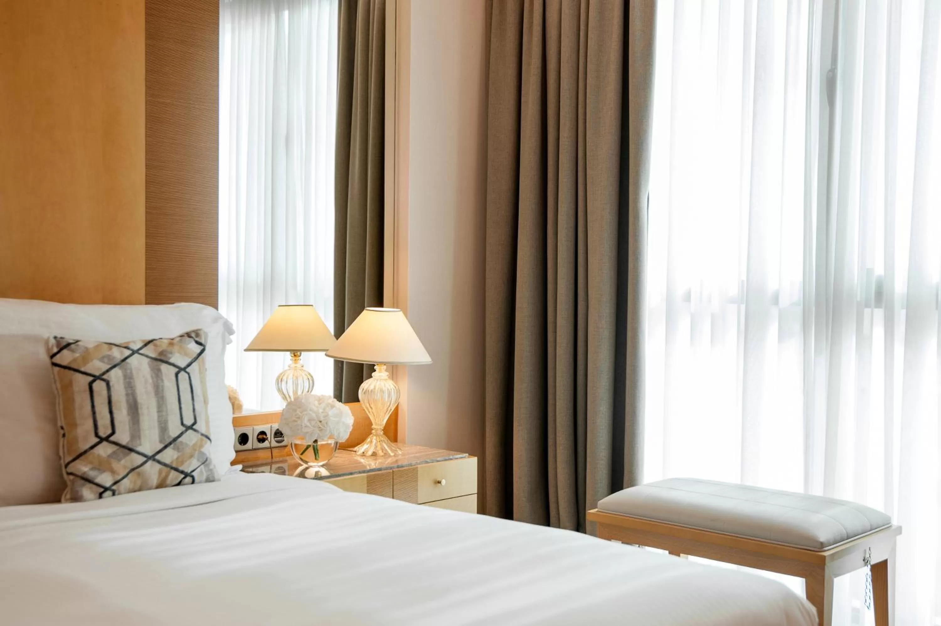 Bed in Melia Athens