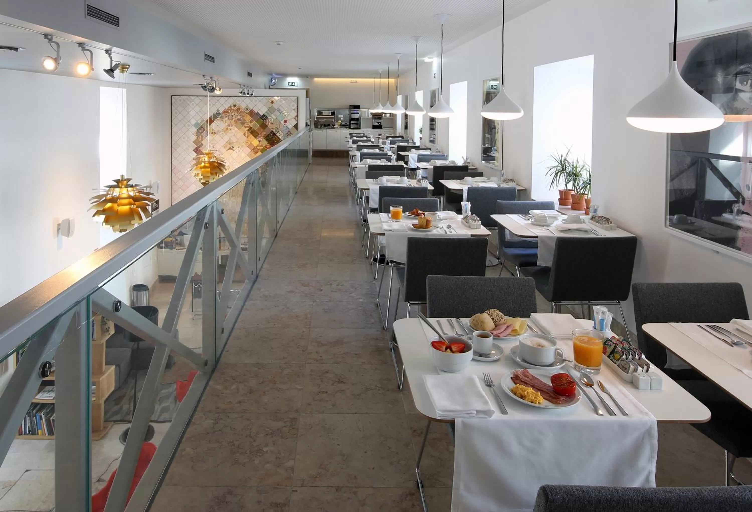 Continental breakfast in Hotel Convento do Salvador