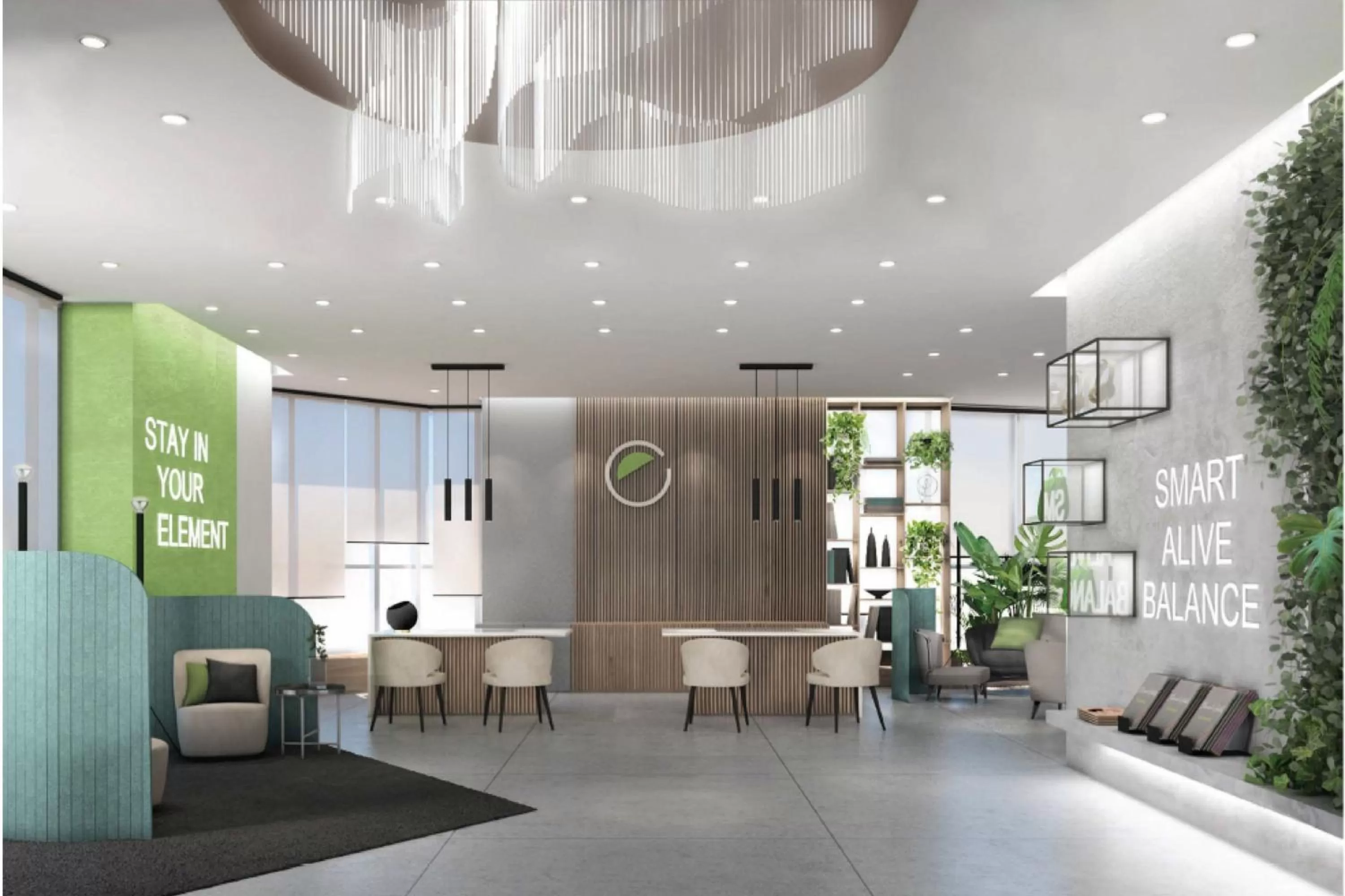 Lobby or reception in Element by Westin West Bay Doha