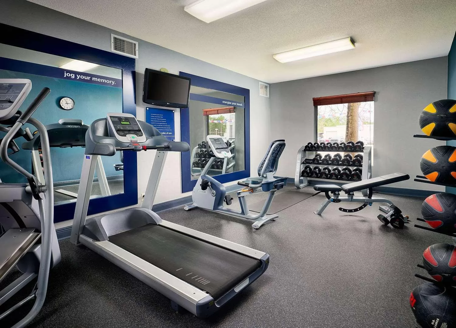 Fitness centre/facilities in Hampton Inn Covington/Mandeville