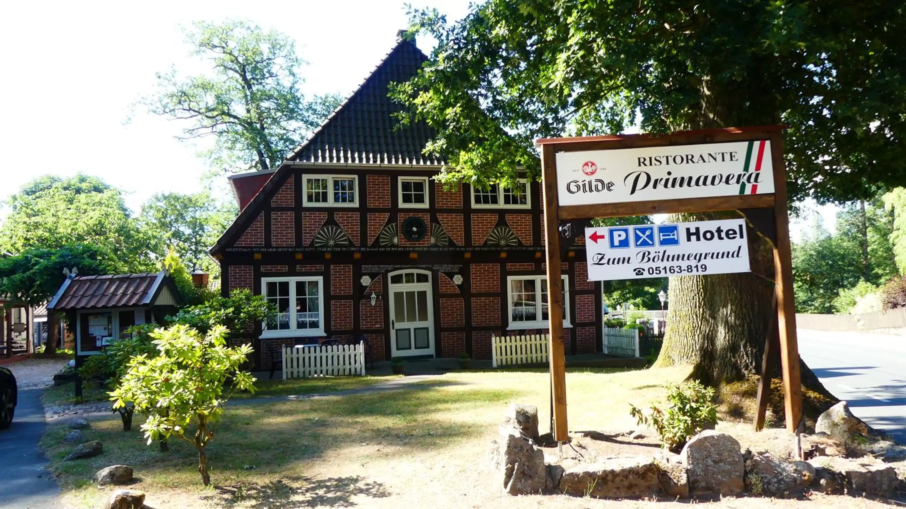 Property building in Hotel Zum Böhmegrund