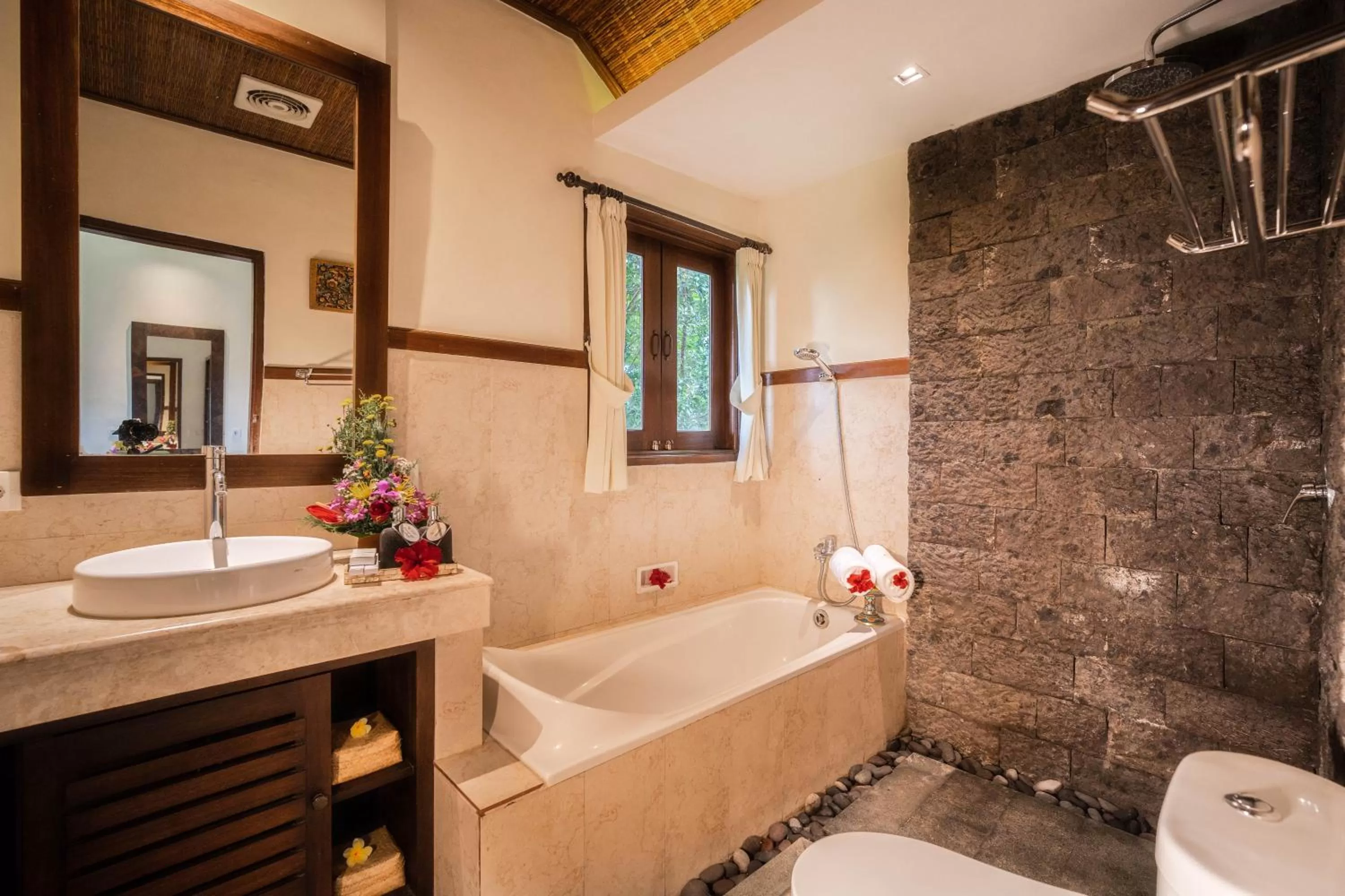 Bathroom in Bliss Ubud Spa Resort