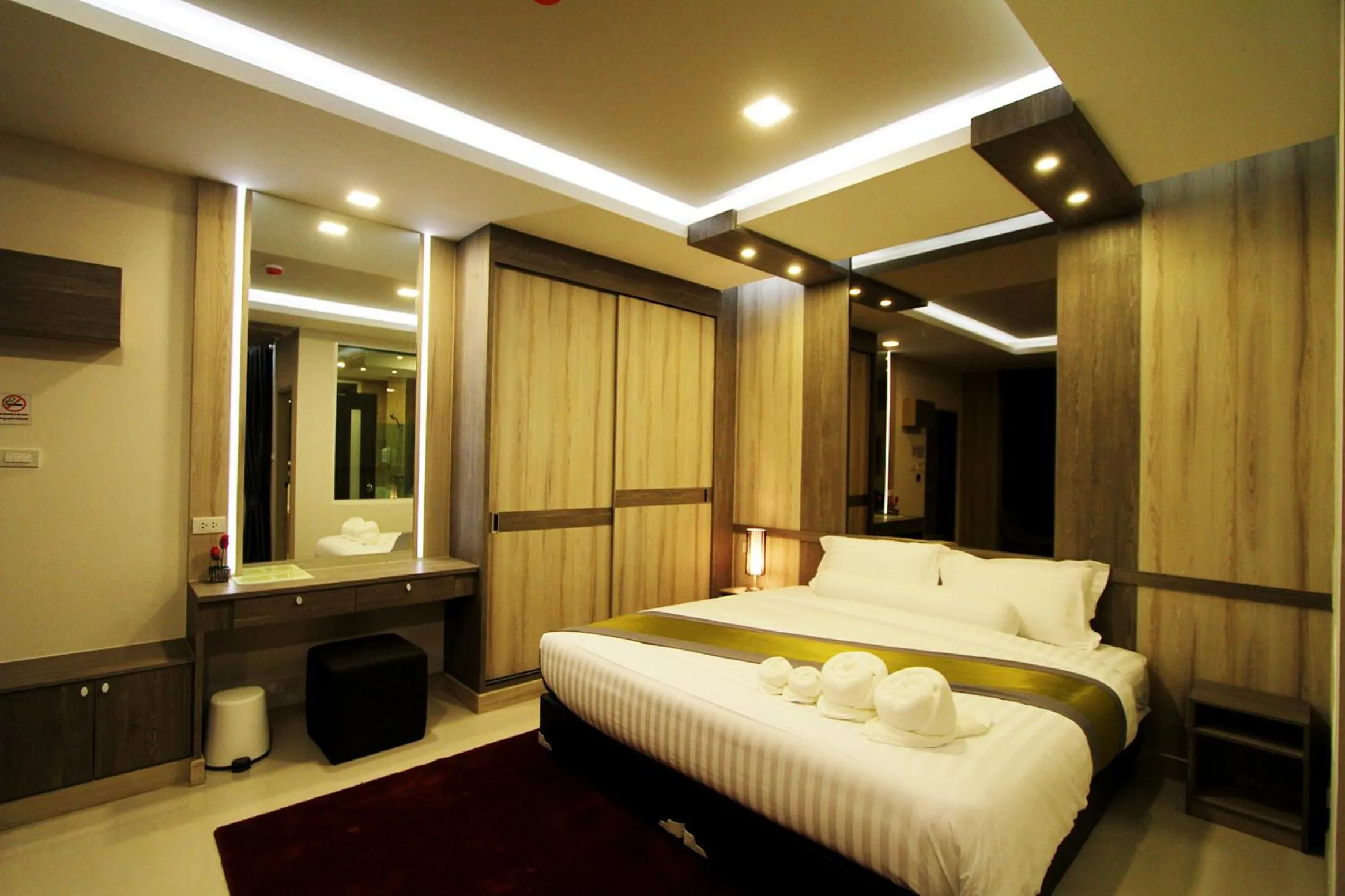 Bed in The Contrast i Hotel