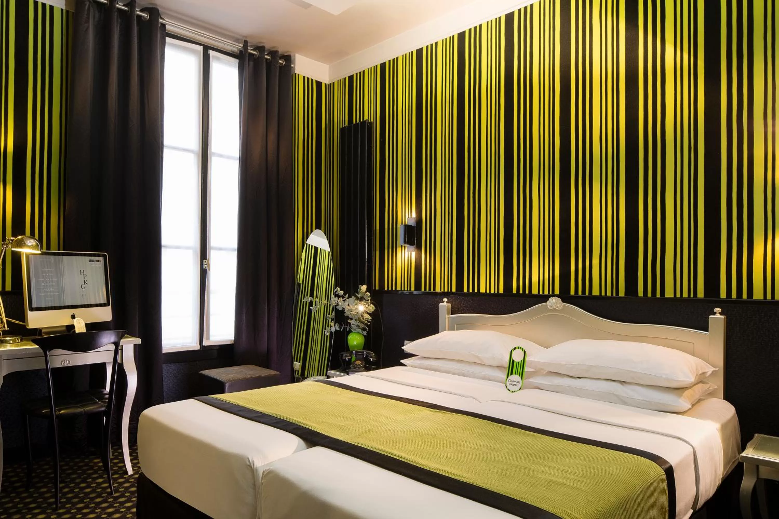 Bed in Hotel Design Sorbonne