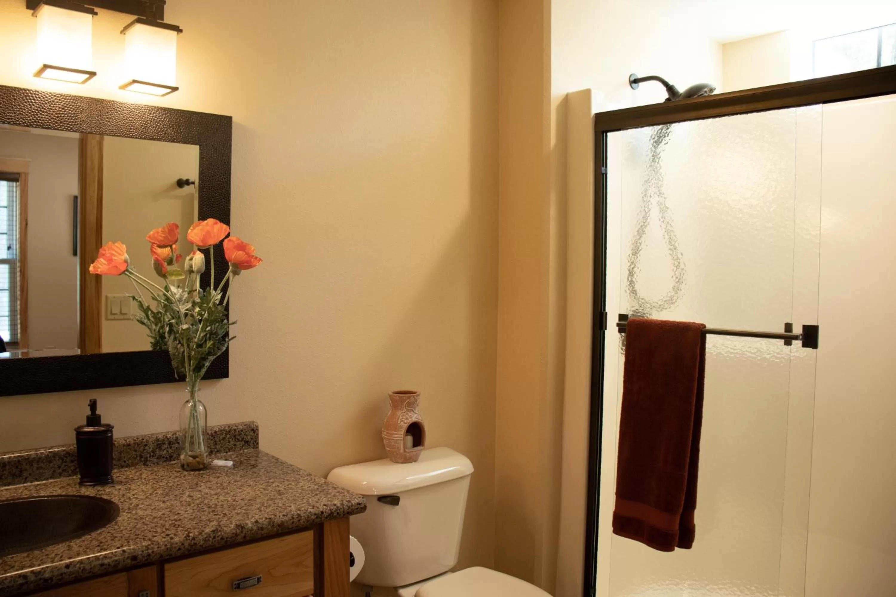 Shower in Inn at the River