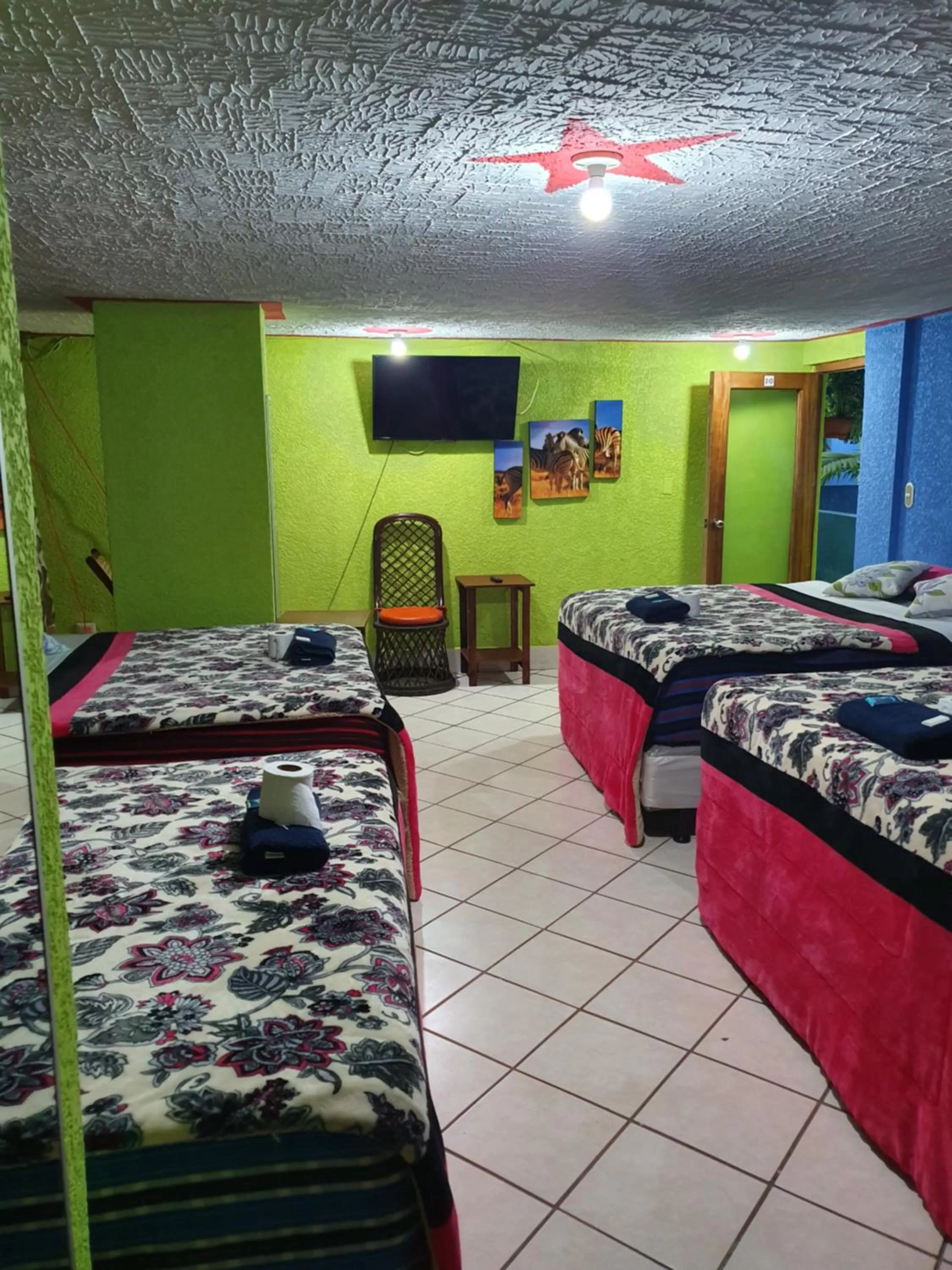 Bed in hotel kasa kamelot 2