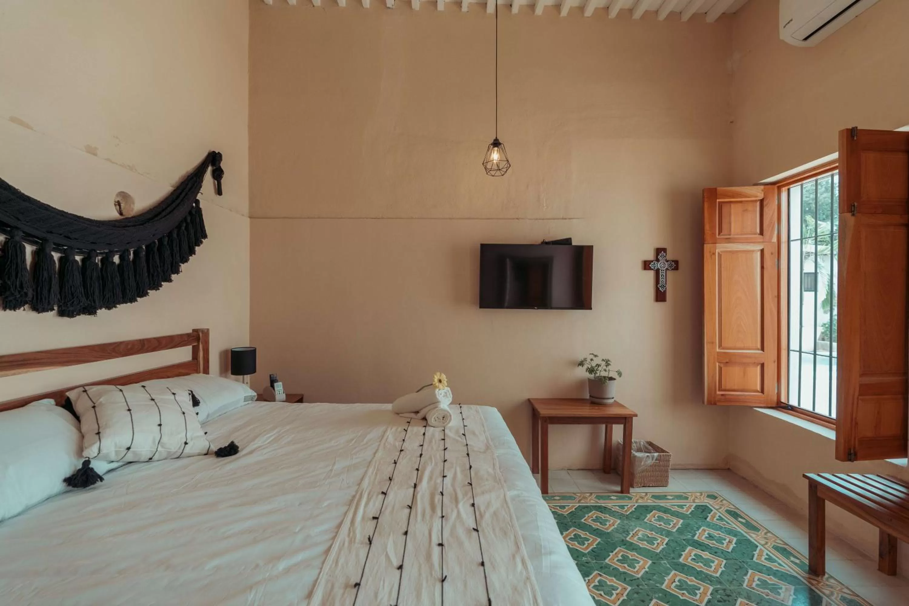 Bed in Hotel Casa Piedad