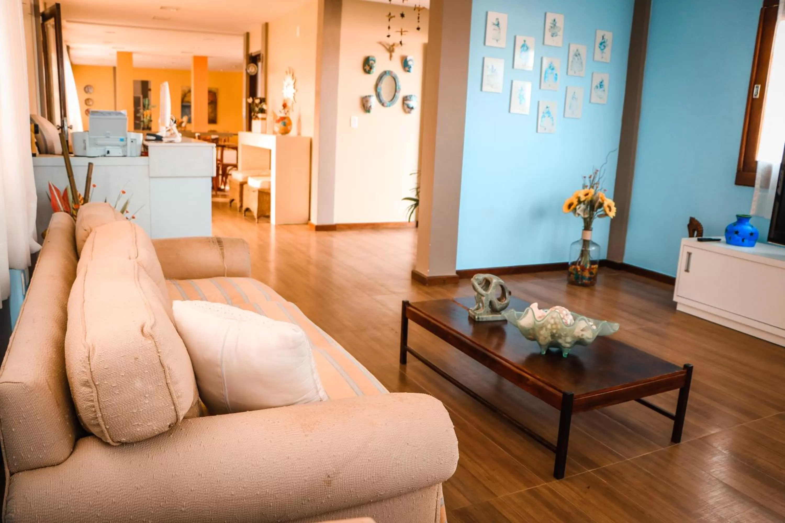 Lobby or reception in Pousada e Chale Porto Paraiso