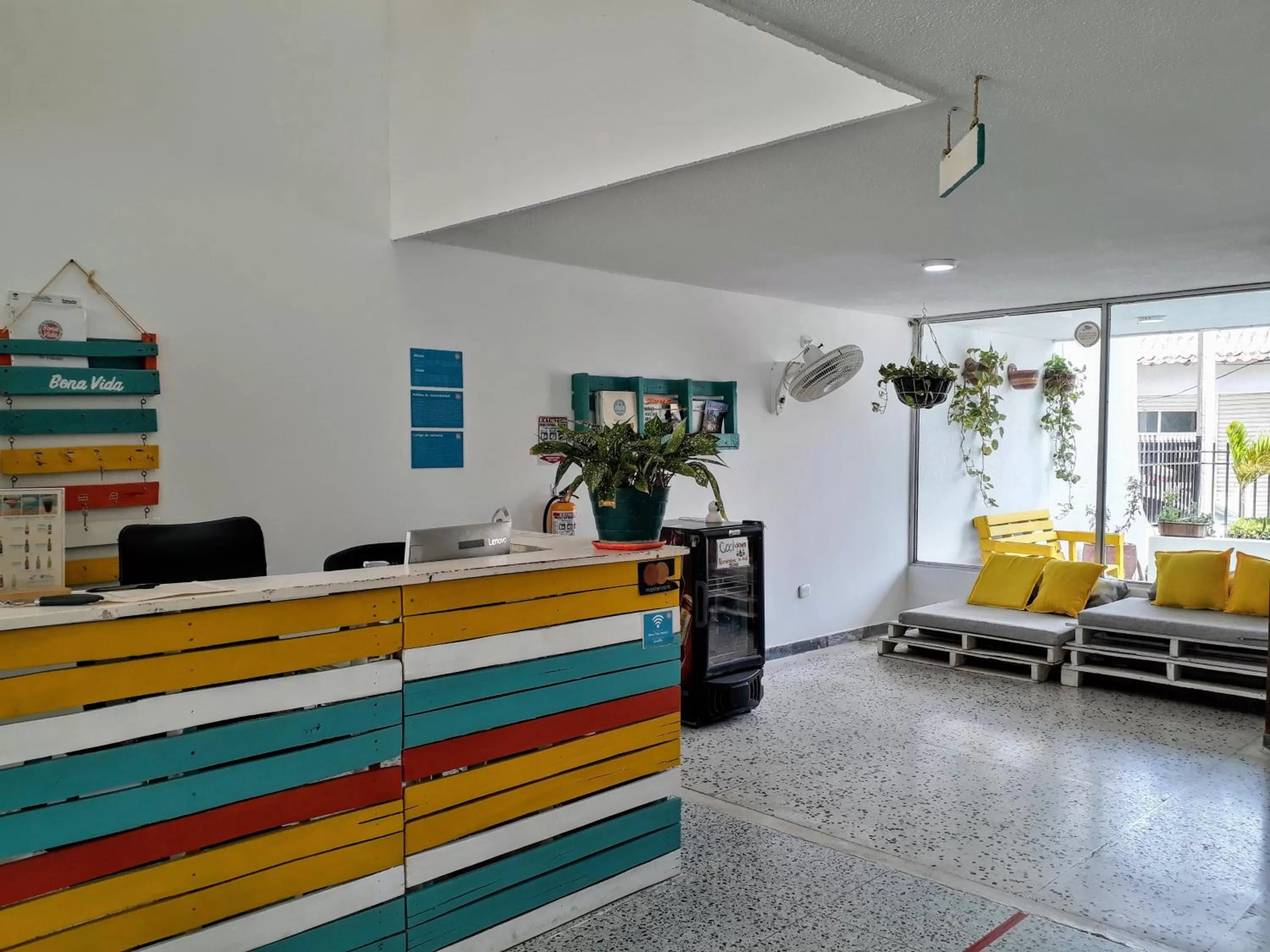 Lobby/Reception in Bona Vida Hotel