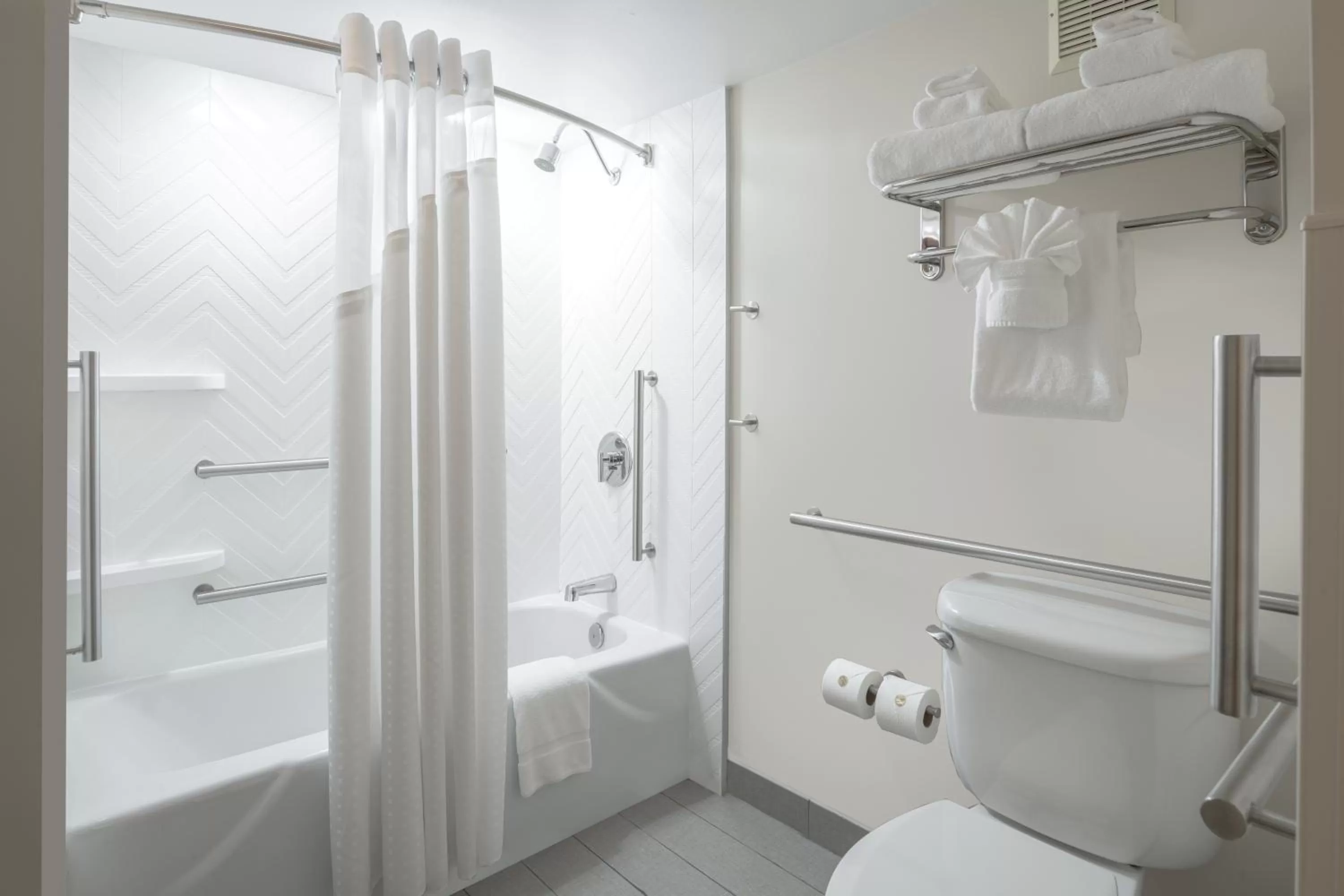 Shower in Holiday Inn Portland-By the Bay by IHG