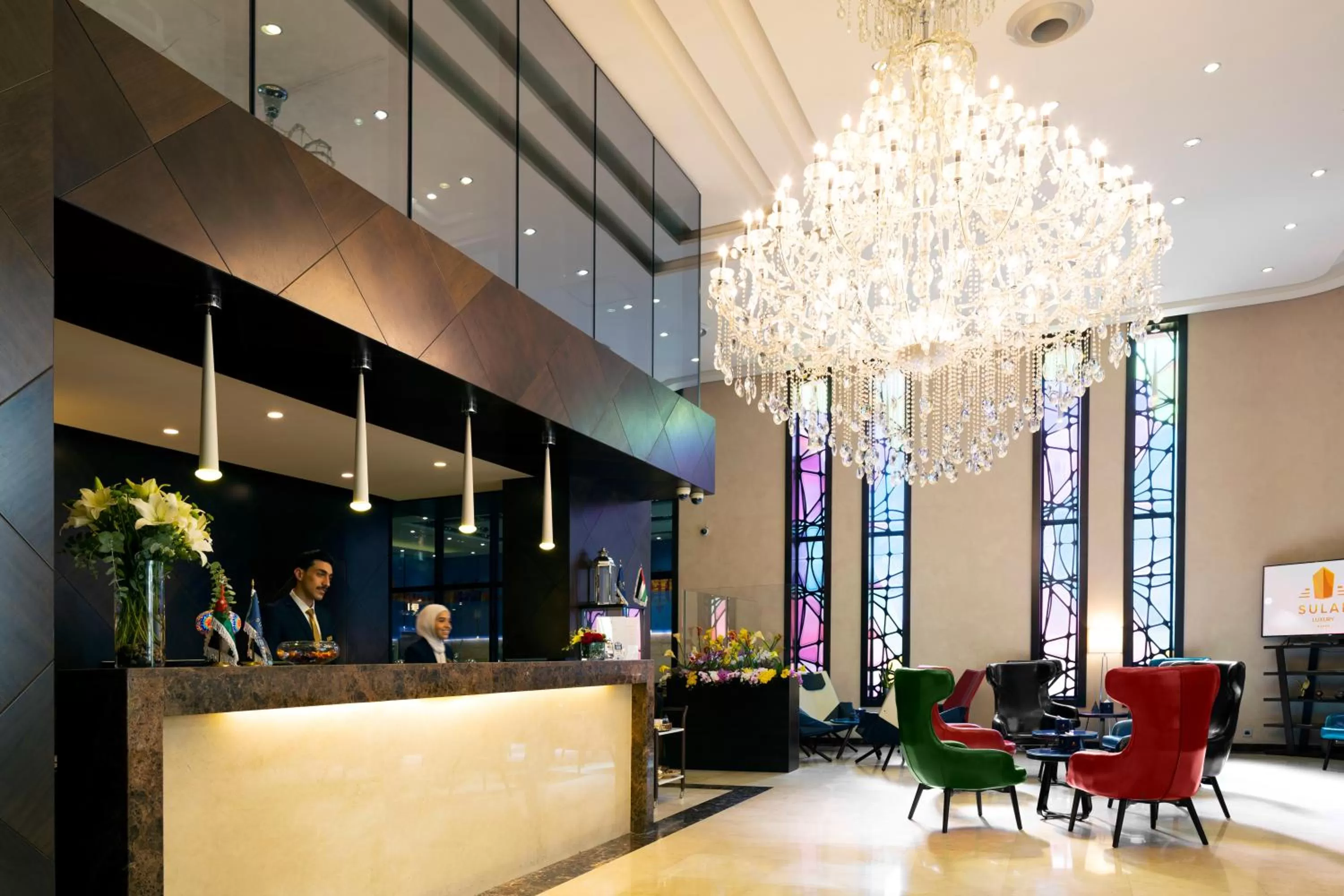 Lobby or reception in Sulaf Luxury Hotel