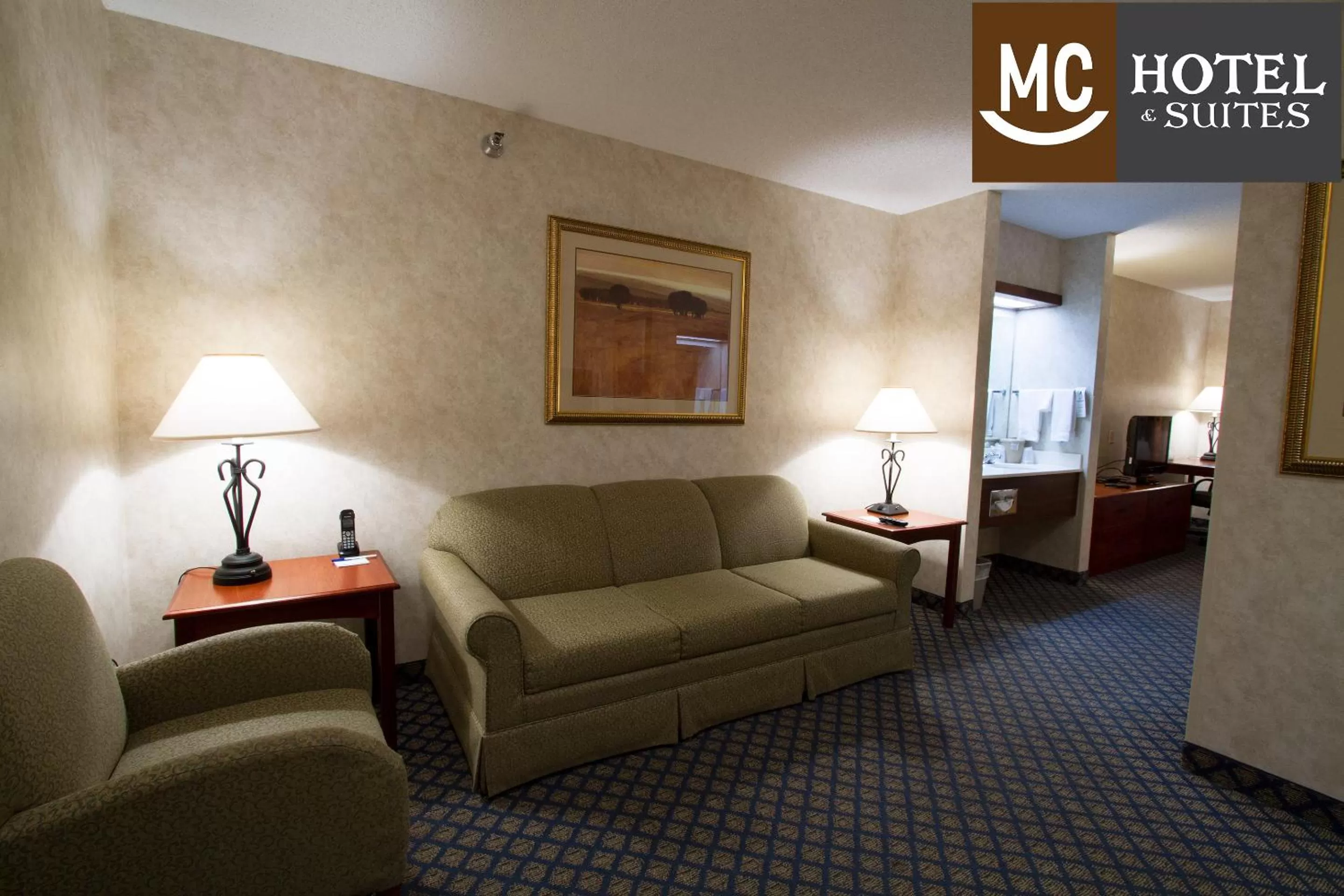 Living room in Miles City Hotel & Suites
