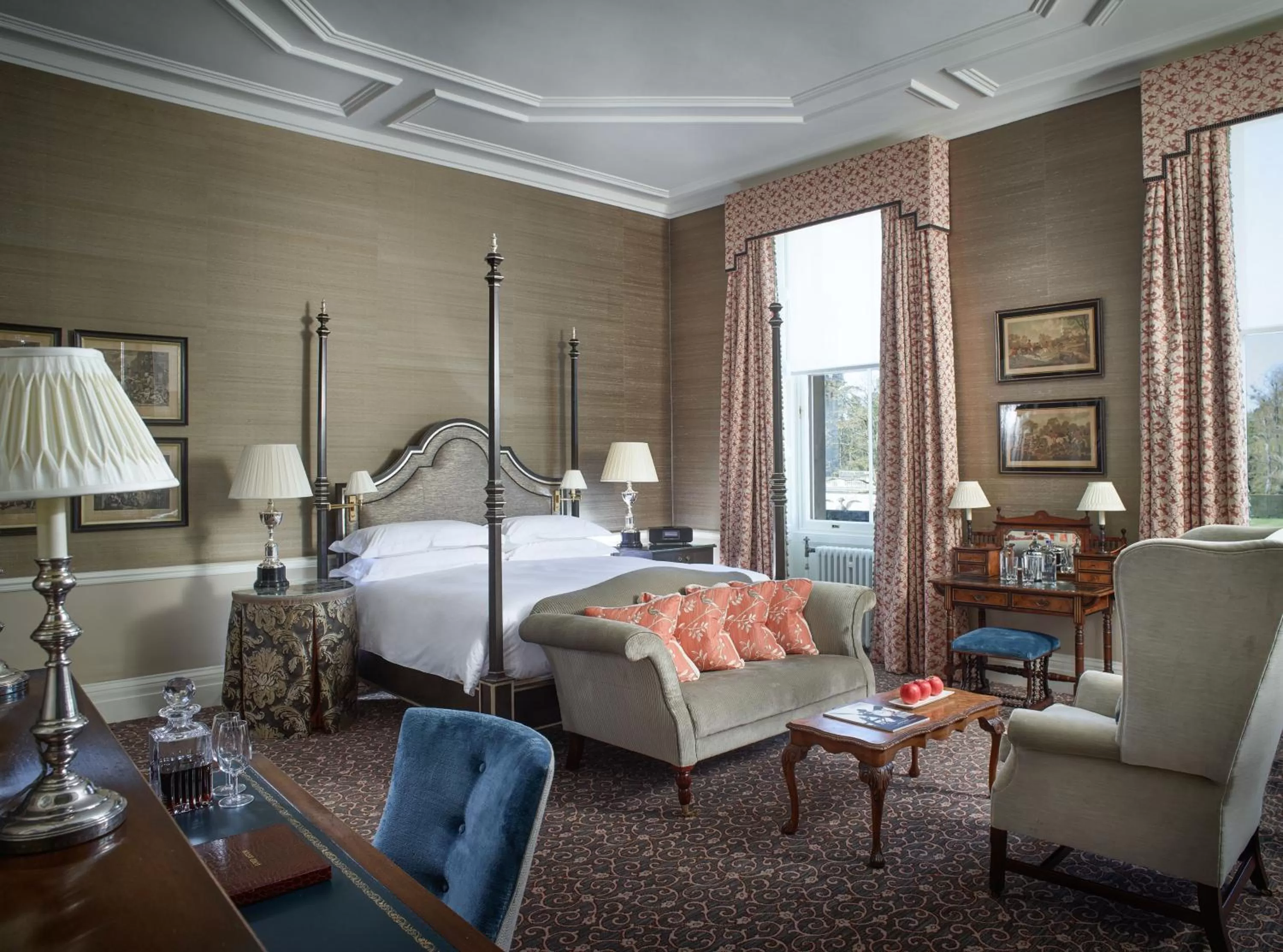 Bedroom, Bed in Cliveden House - an Iconic Luxury Hotel
