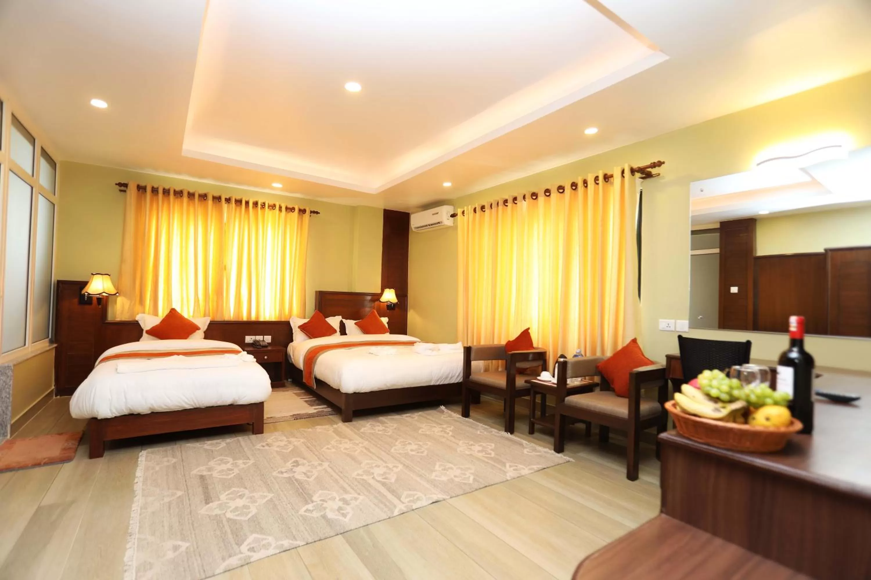 Decorative detail, Bed in Hotel The Clock