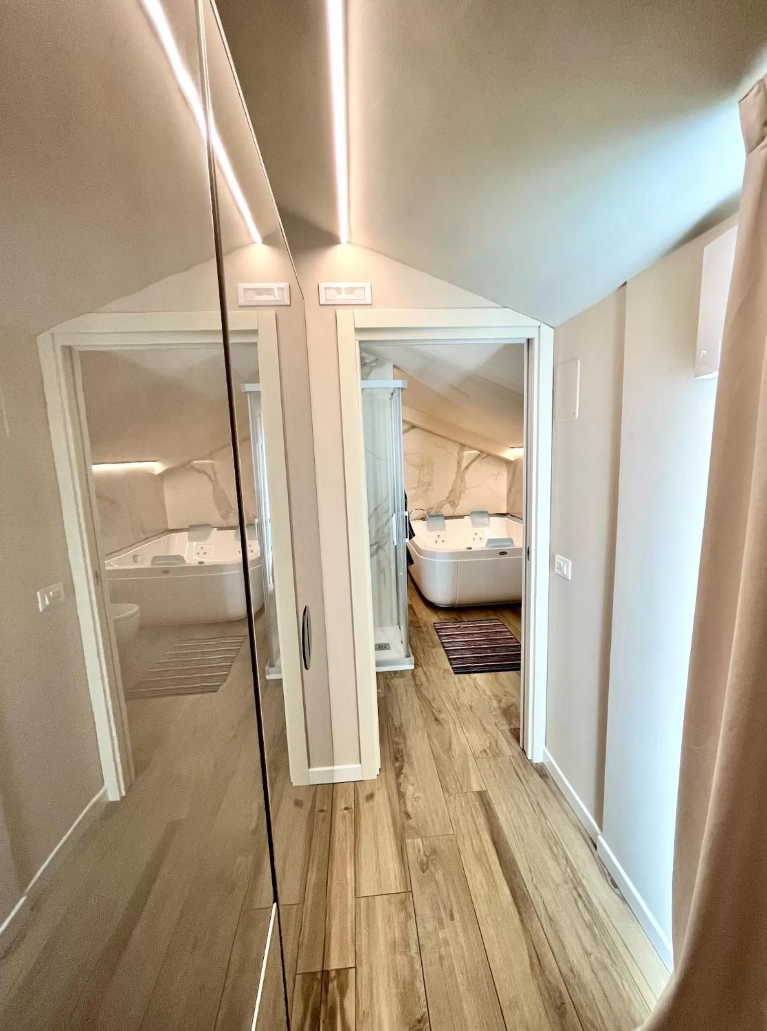 Bed in Vespasiani Suites