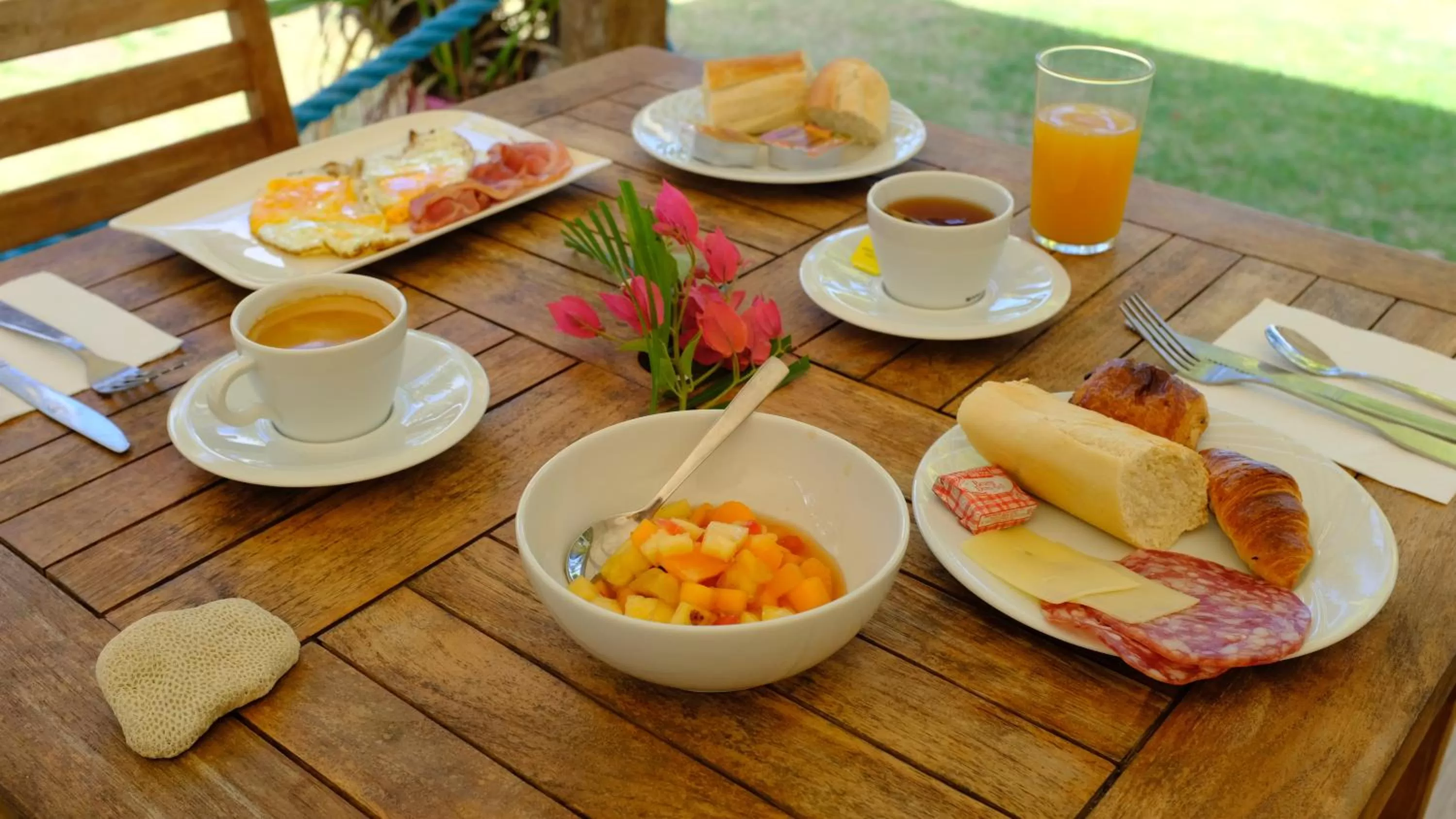 Breakfast in Imperatrice Village - Résidence sur la plage