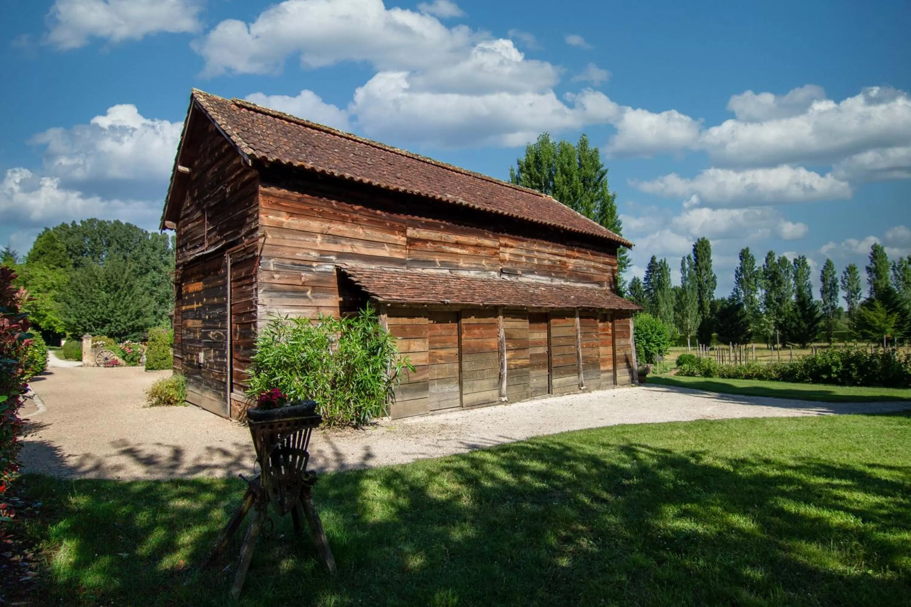 Garden view in Le Clos Vallis