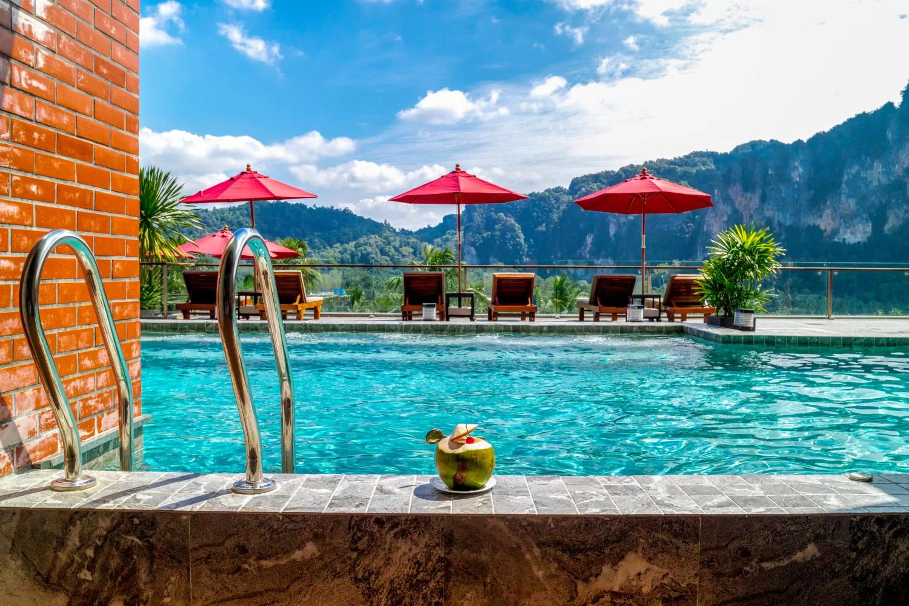 Pool view in Aonang Phu Pi Maan Resort & Spa