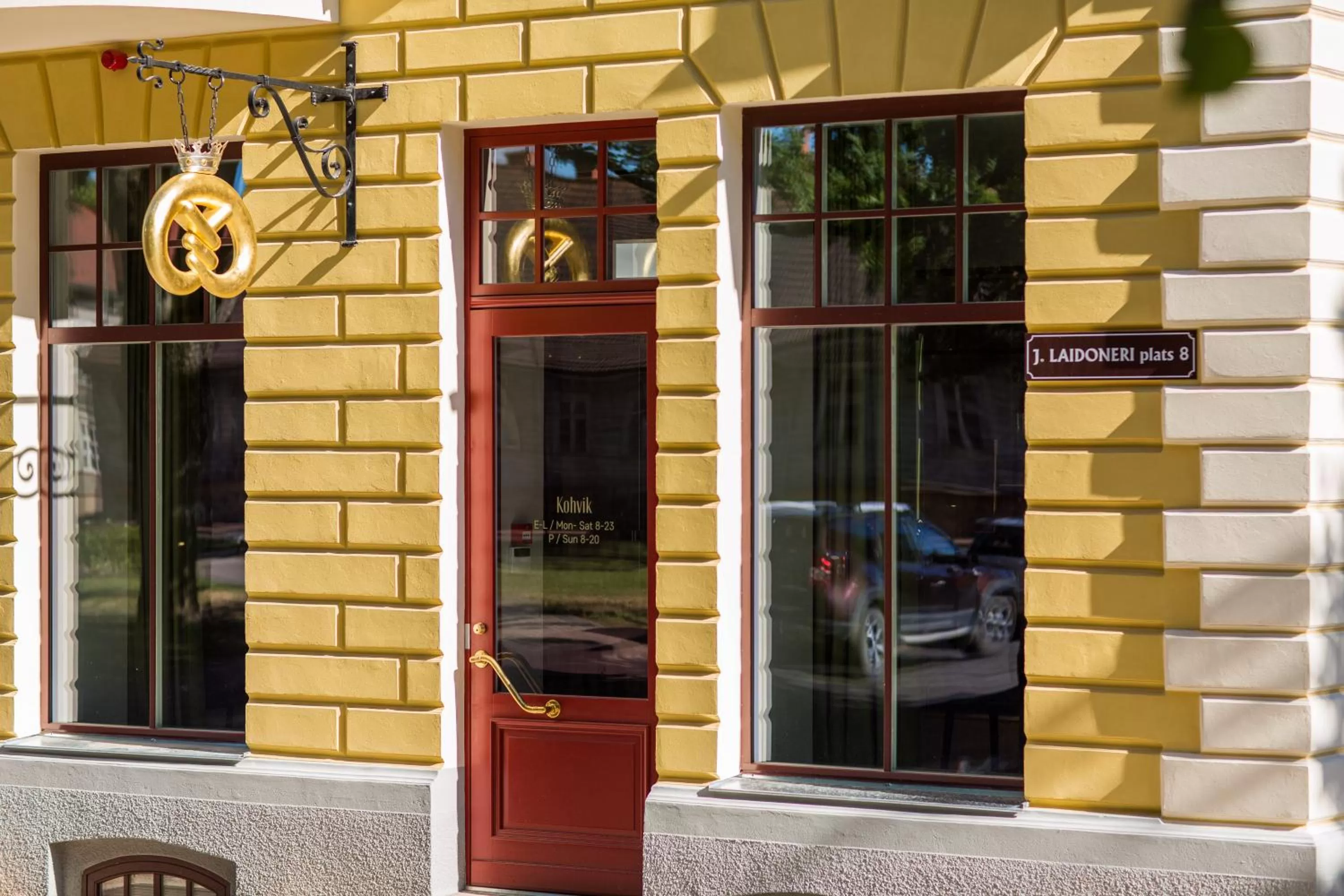 Facade/entrance in Park Hotel Viljandi