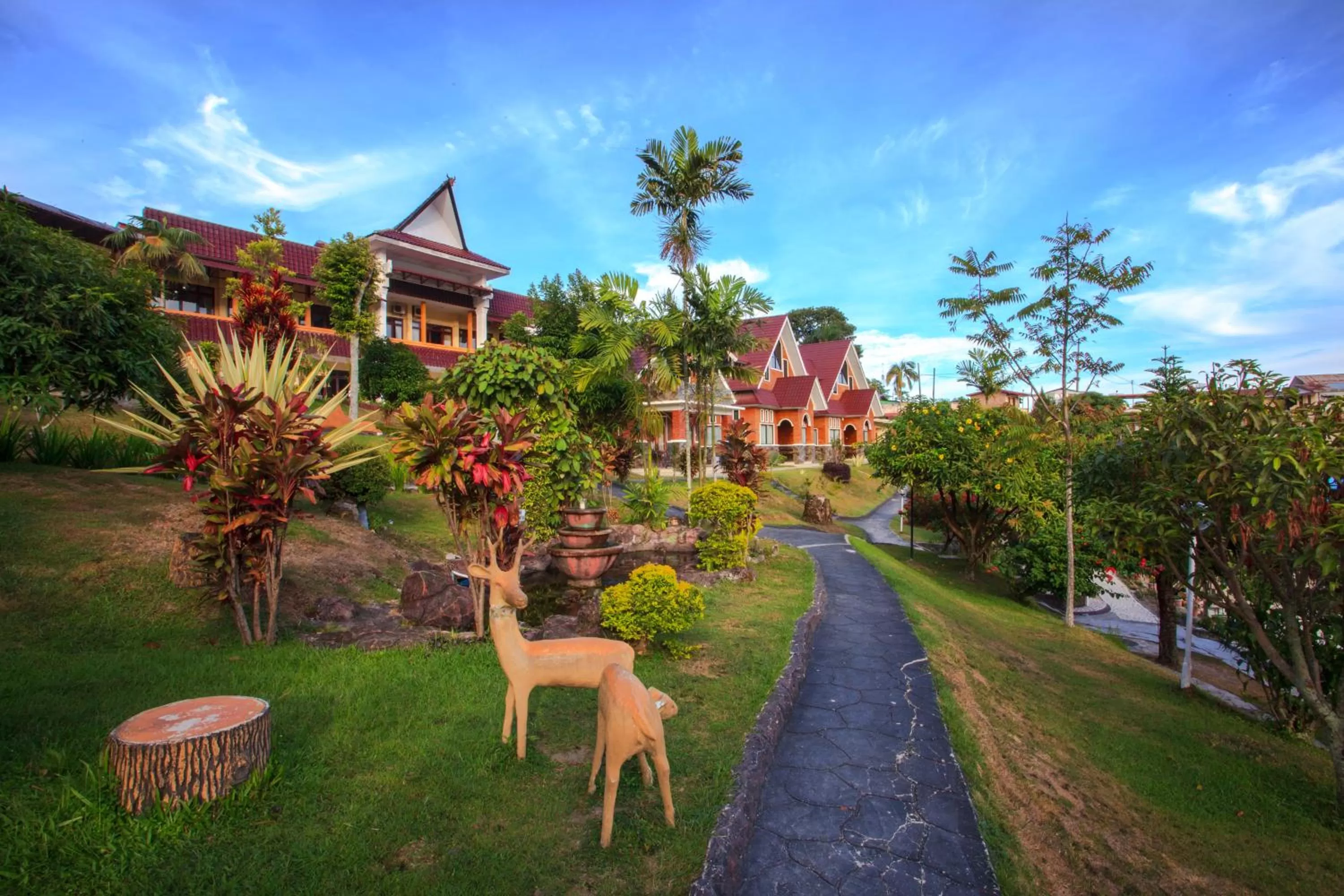 Garden view in Khas Parapat