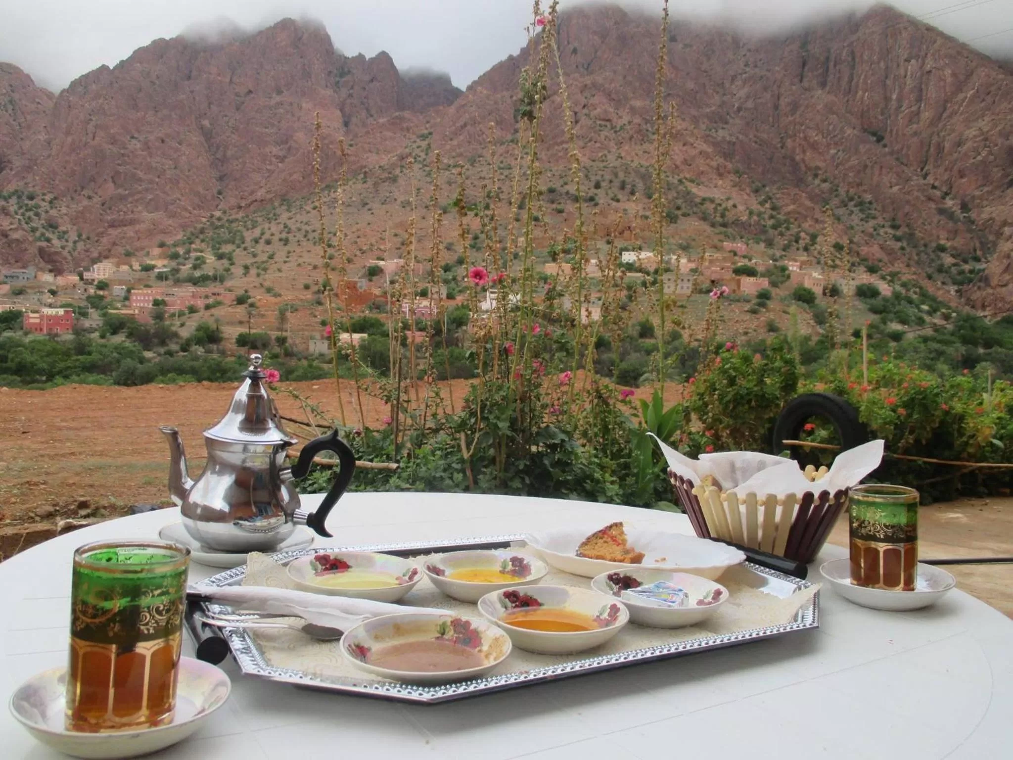 Garden in Auberge Tilila