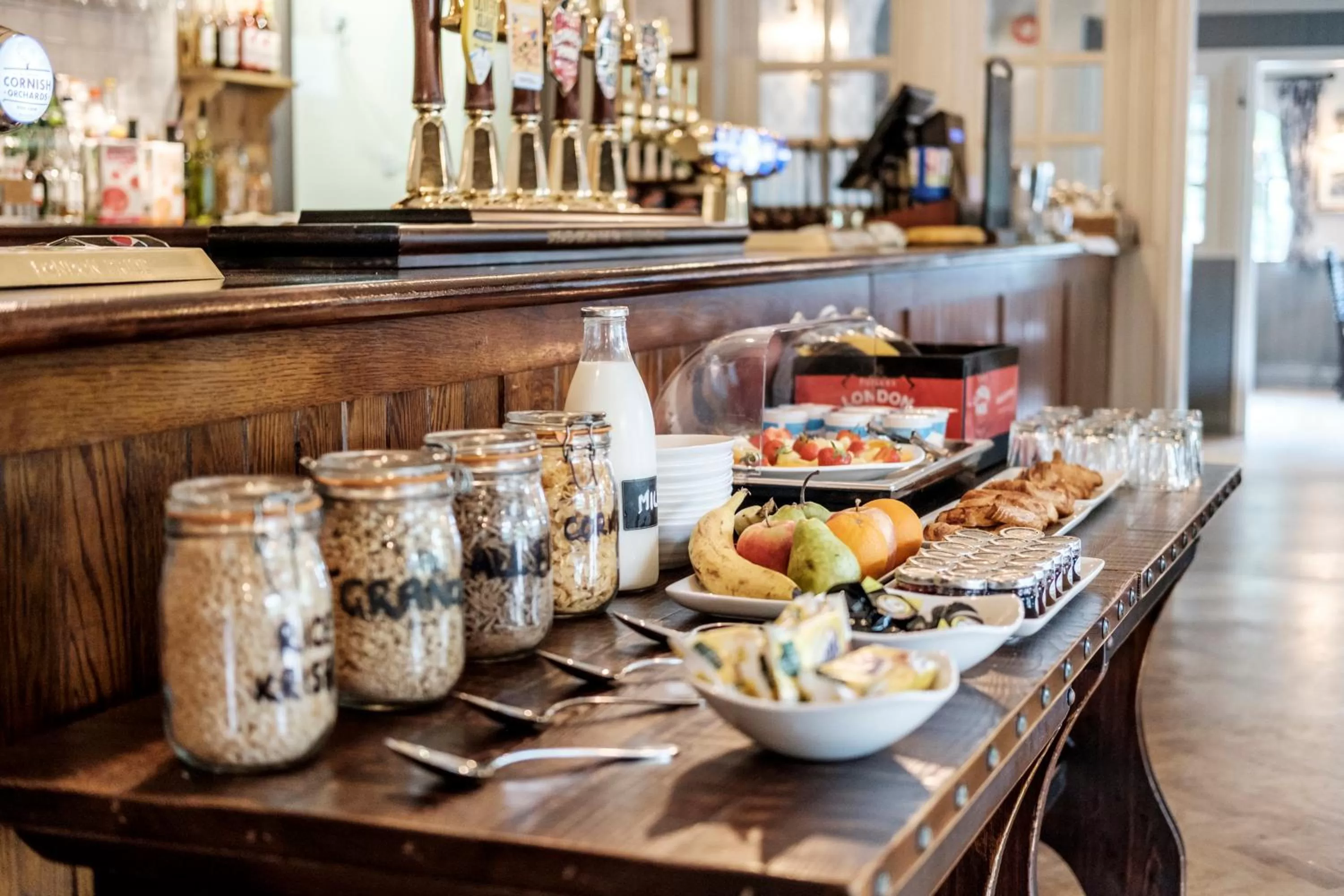 Continental breakfast in The Princess Royal